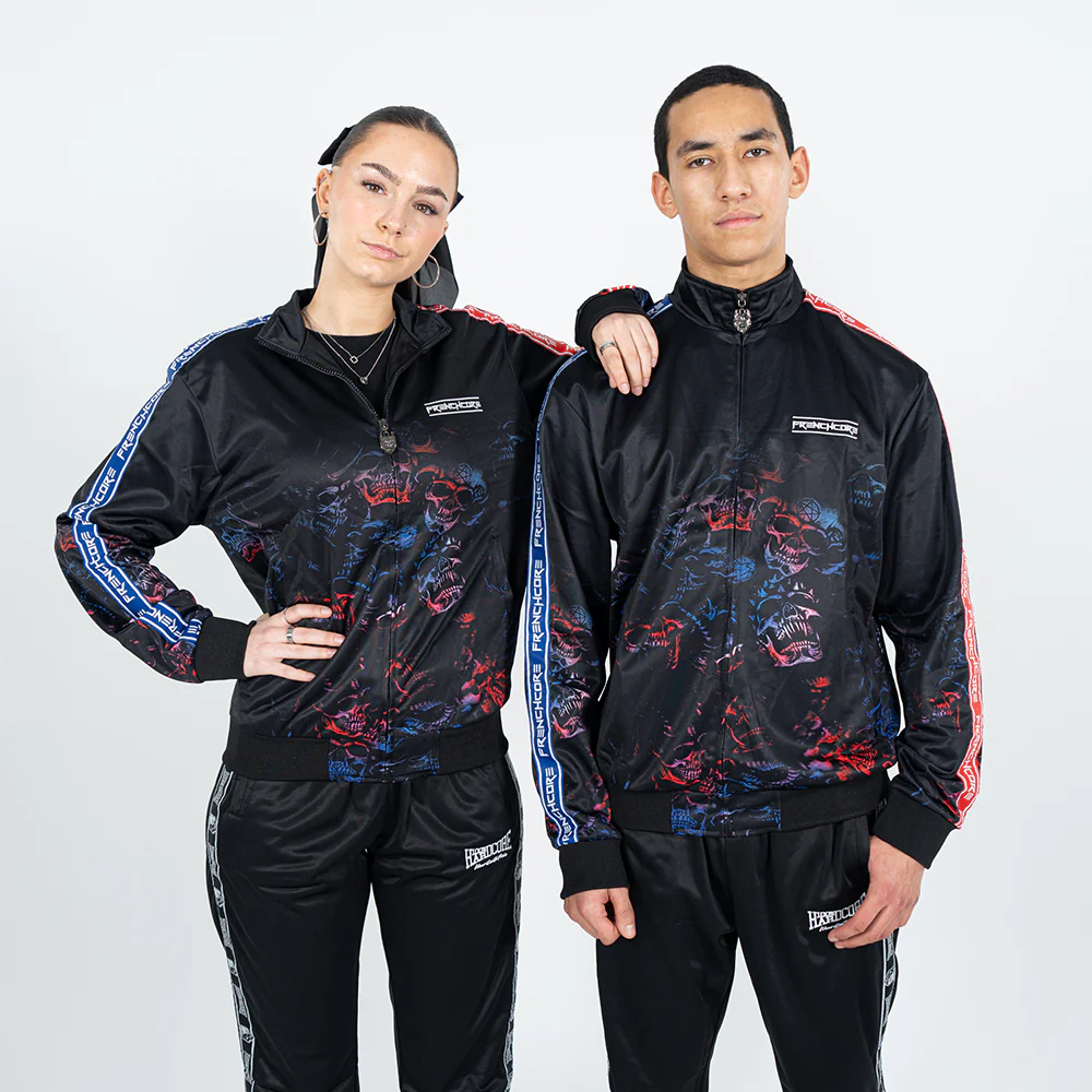 Frenchcore Training Jacket Faded Skulls - Image 3