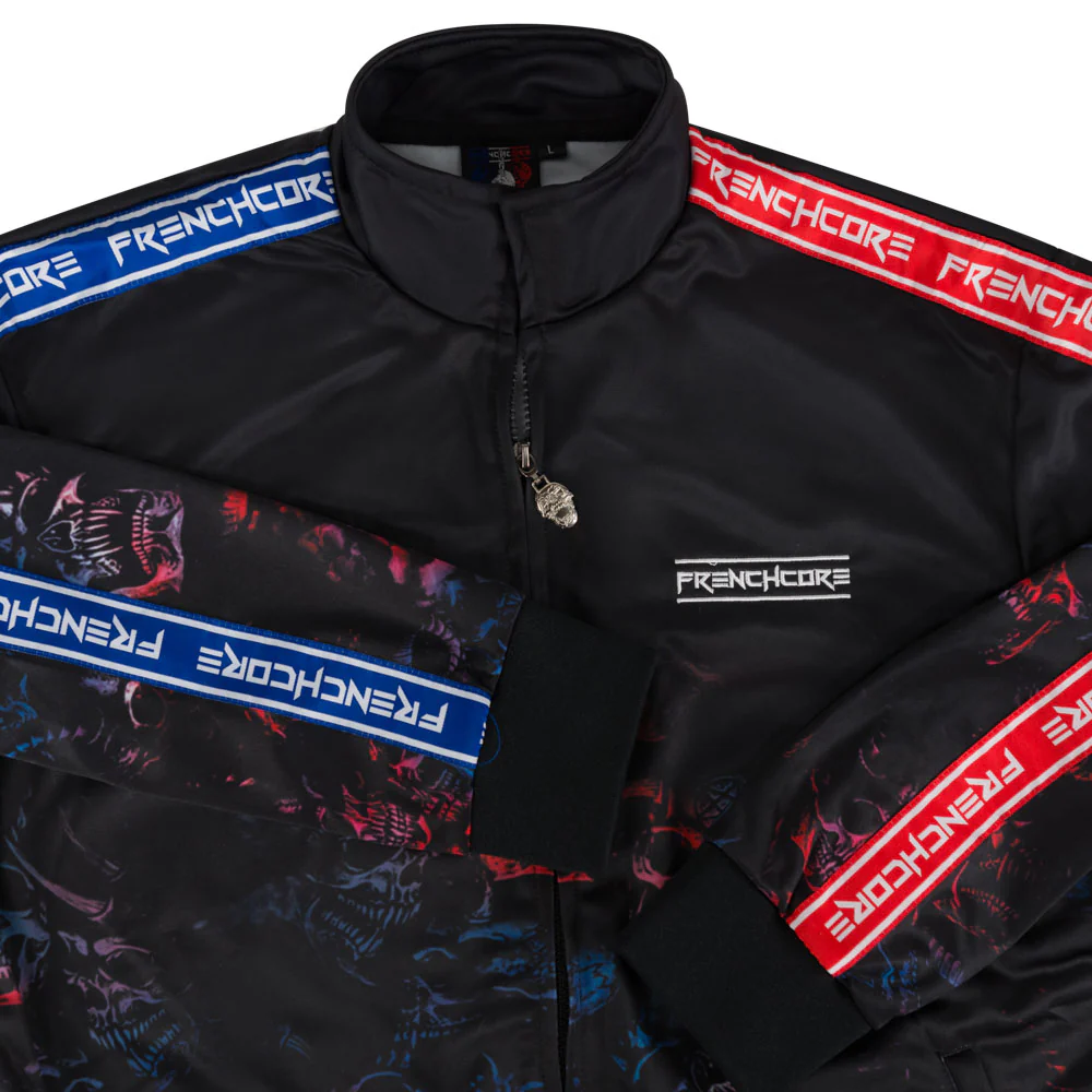 Frenchcore Training Jacket Faded Skulls - Image 5