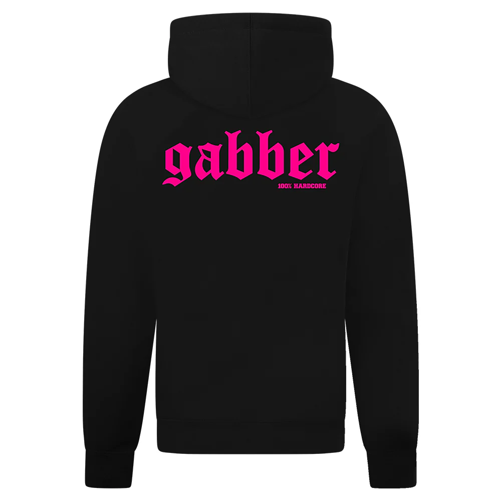 Gabber Hooded Zipper Pink - Image 4