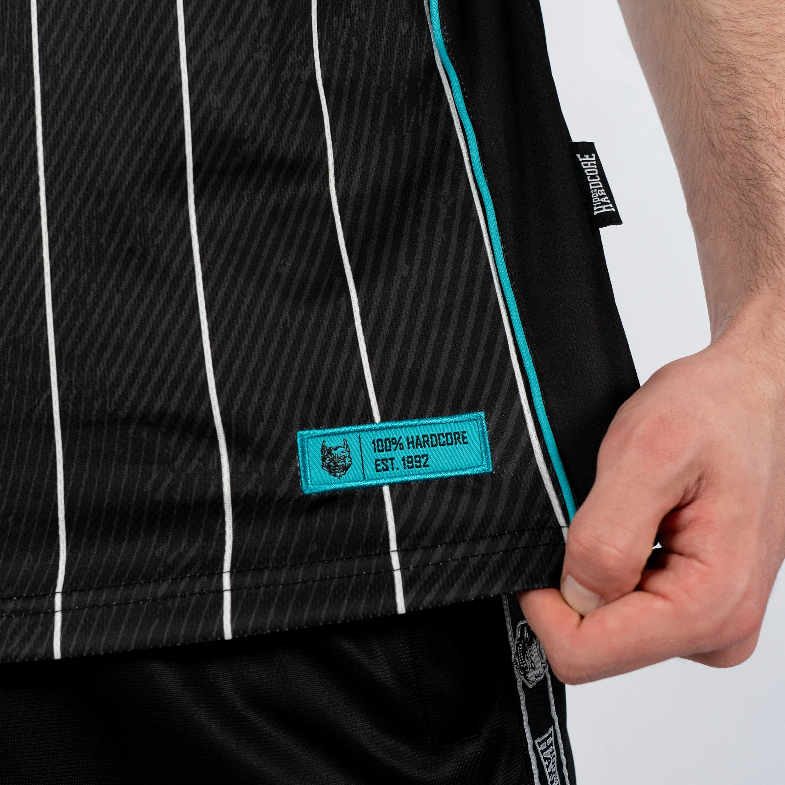 Gabber Soccershirt Striped Turquoise - Image 6