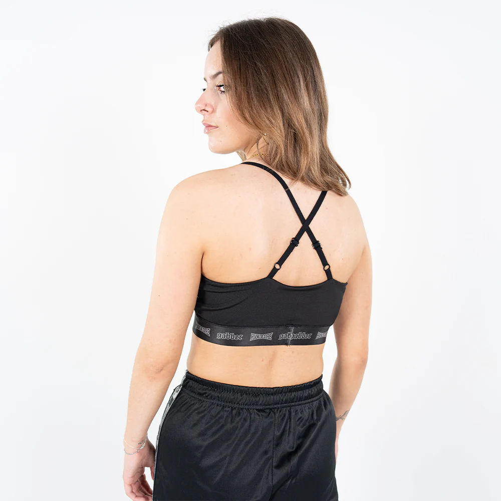 Gabber Women Sport Top Taping Black - Image 3