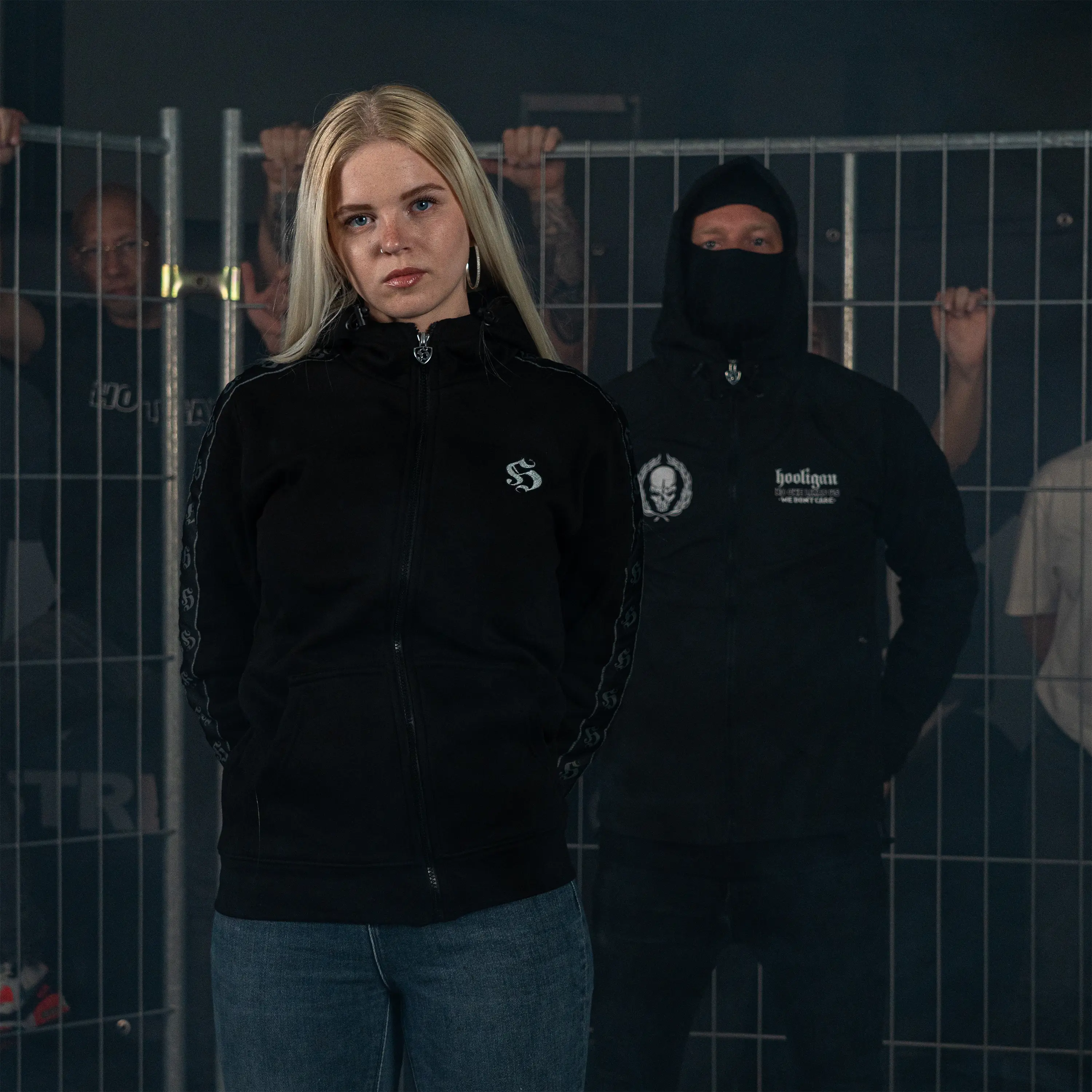 Hooligan Streetwear Hooded Zipper Taping - Image 3