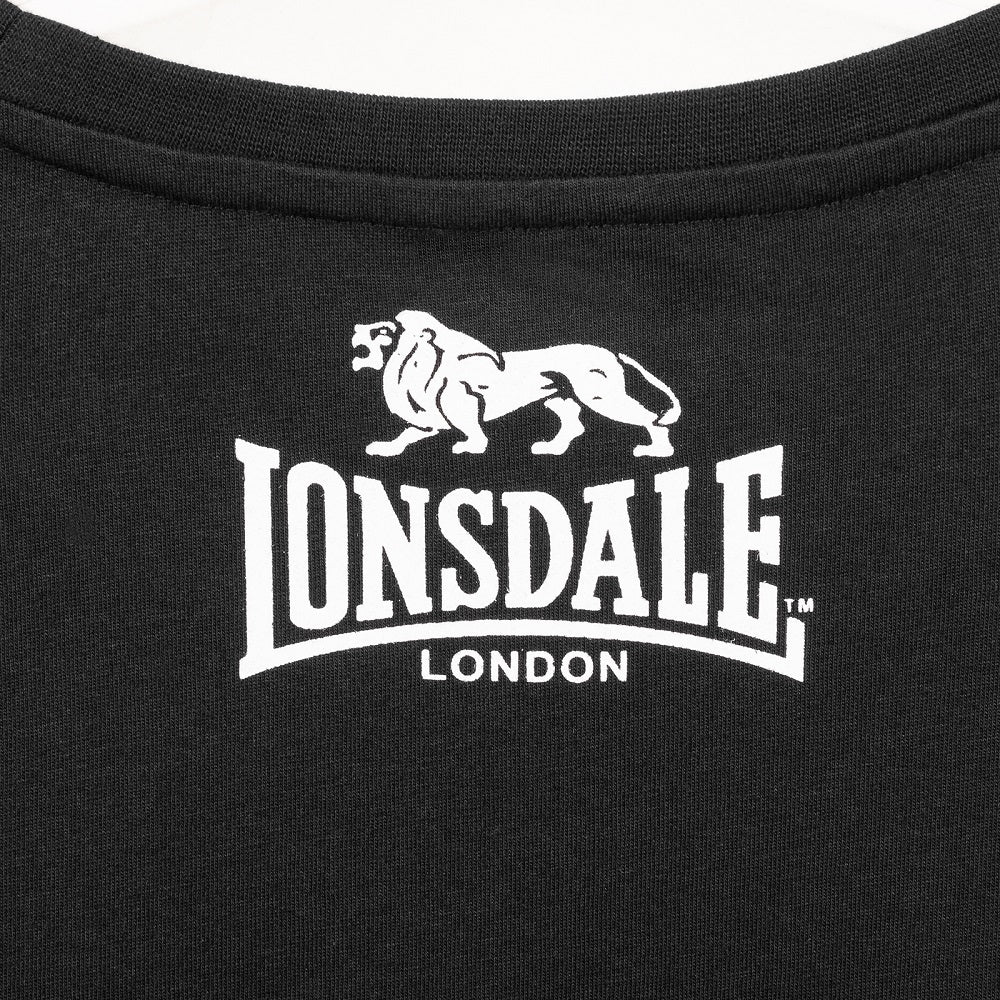 Lonsdale Classic T-Shirt Old Logo Black - Image 5