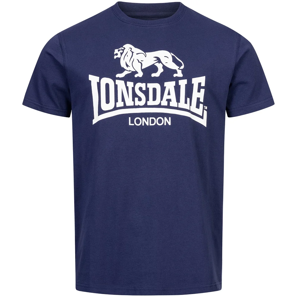 Lonsdale Classic T-Shirt Old Logo Navy
