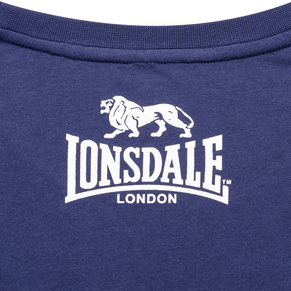 Lonsdale Classic T-Shirt Old Logo Navy - Image 4