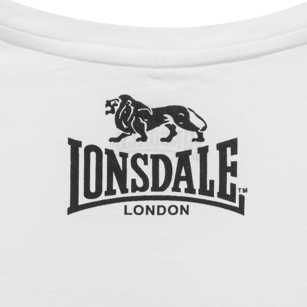Lonsdale Classic T-Shirt Old Logo White - Image 5