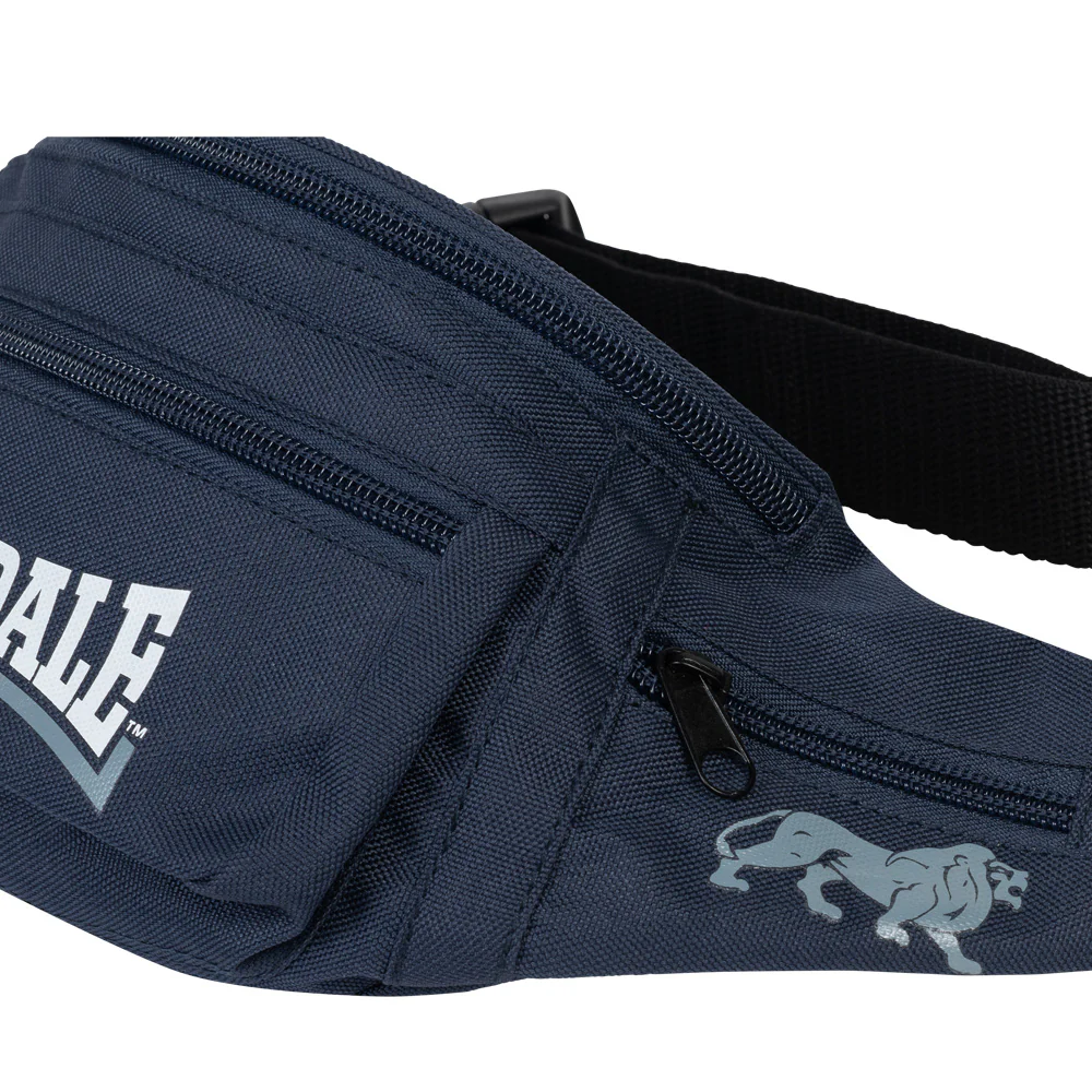 Lonsdale Hipbag Navy/Grey - Image 4