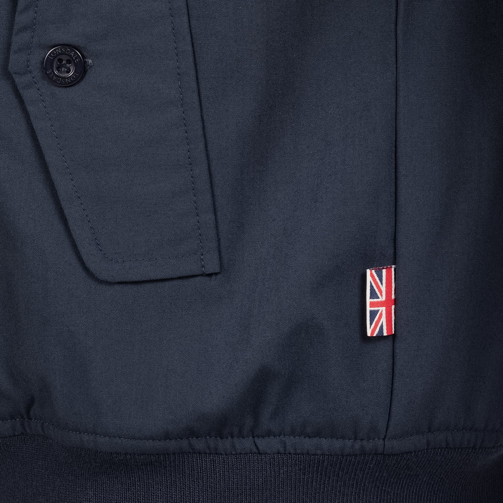 Lonsdale Slimfit Harrington Jacket Classic Navy - Image 5