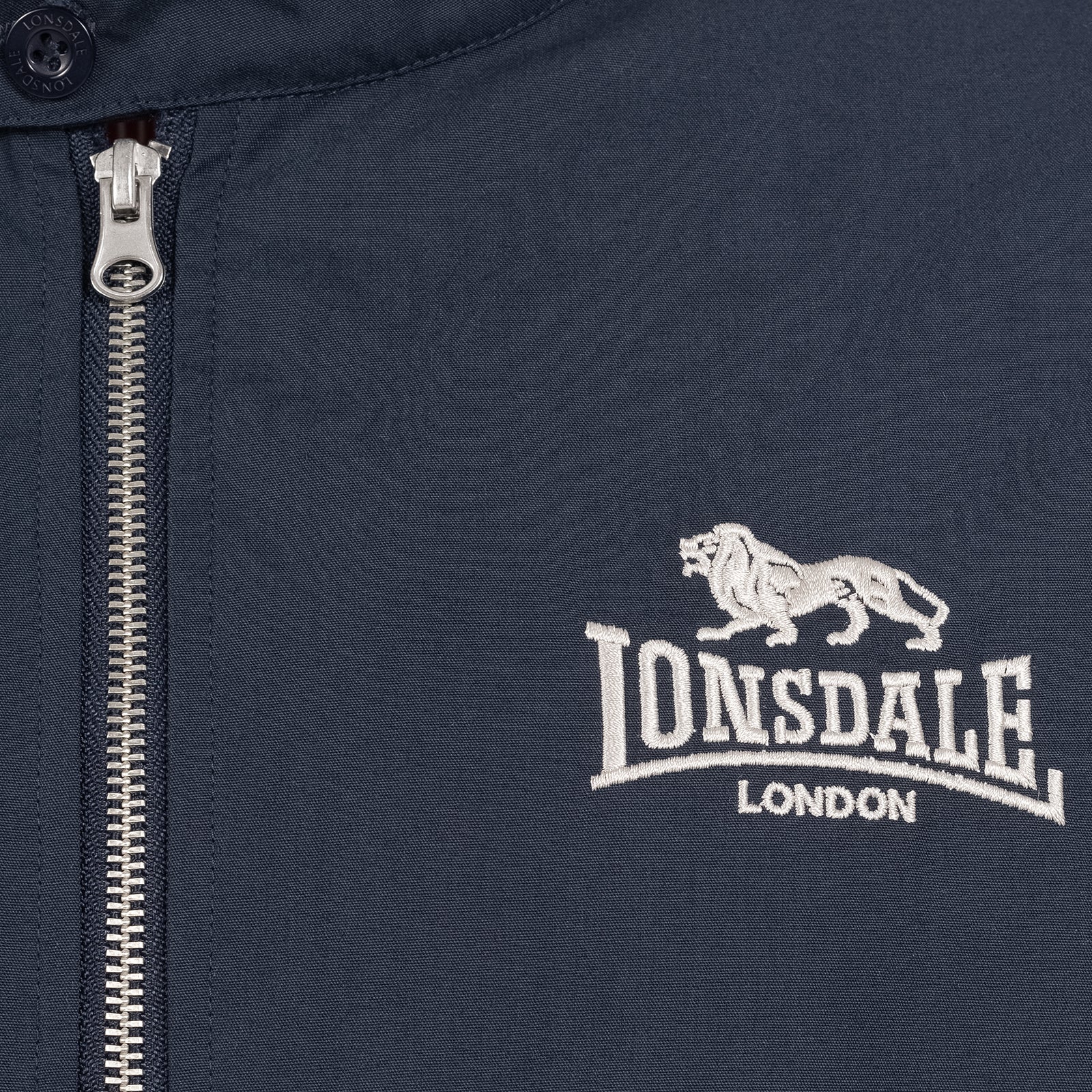 Lonsdale Slimfit Harrington Jacket Classic Navy - Image 6