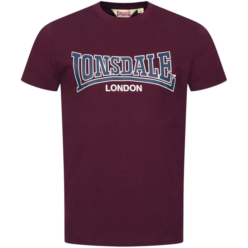 Lonsdale T-Shirt Dukinfield Oxblood