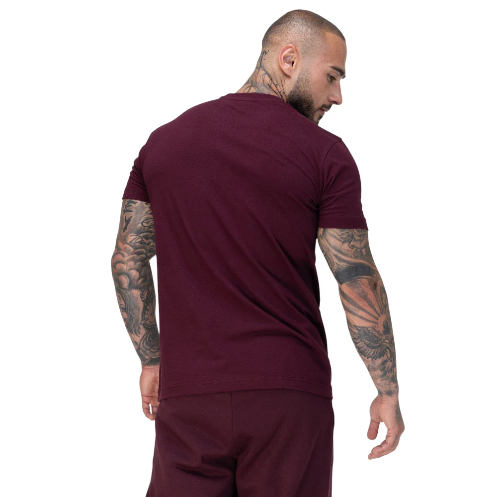 Lonsdale T-Shirt Dukinfield Oxblood - Image 4