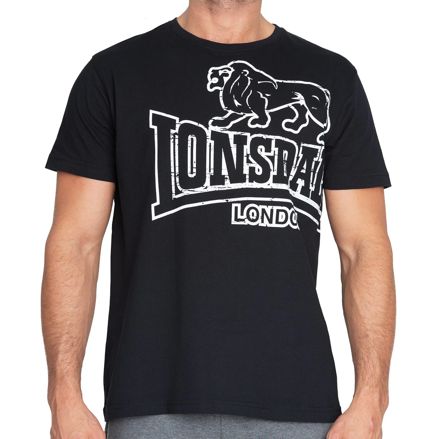 Lonsdale T-shirt Langsett Black - Image 3