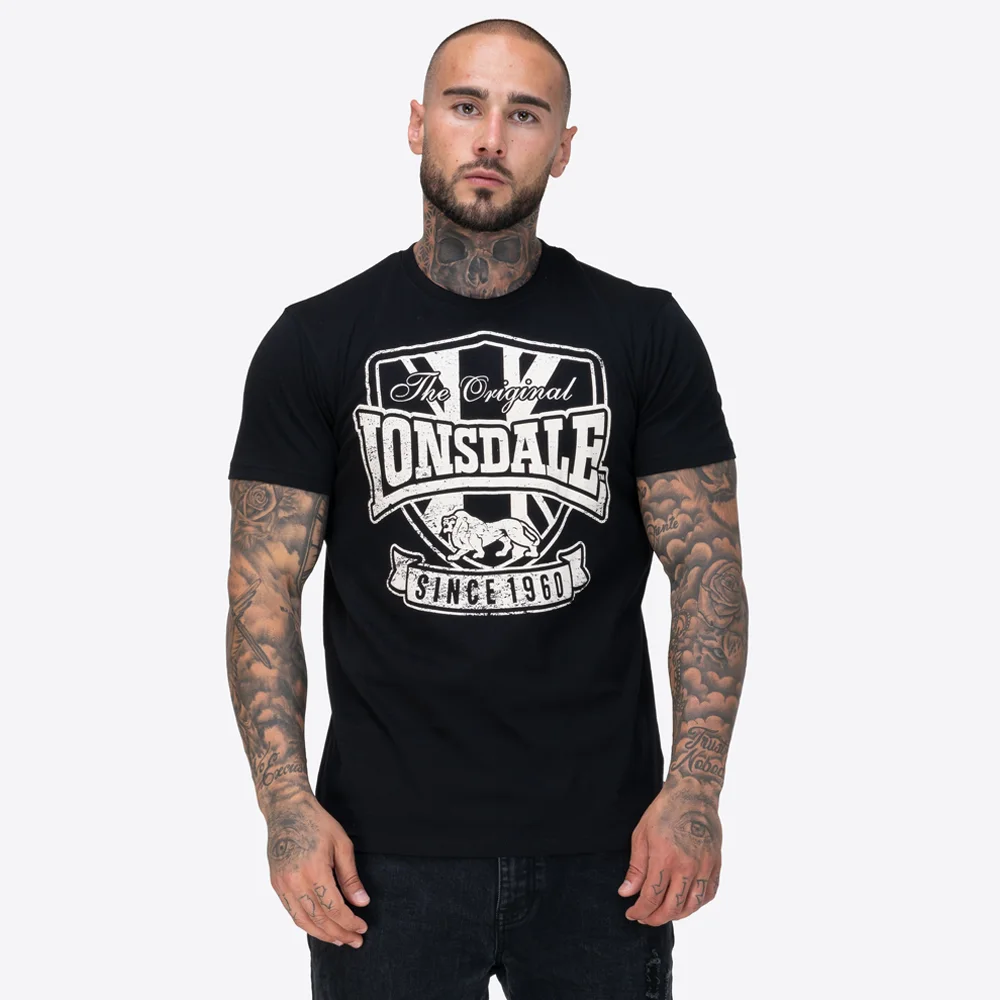 Lonsdale T-Shirt Stalybridge Black - Image 2