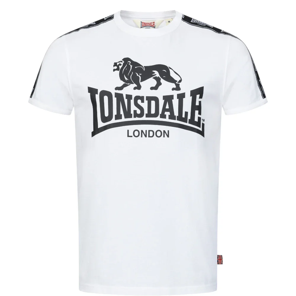 Lonsdale T-Shirt Stour White - Image 5