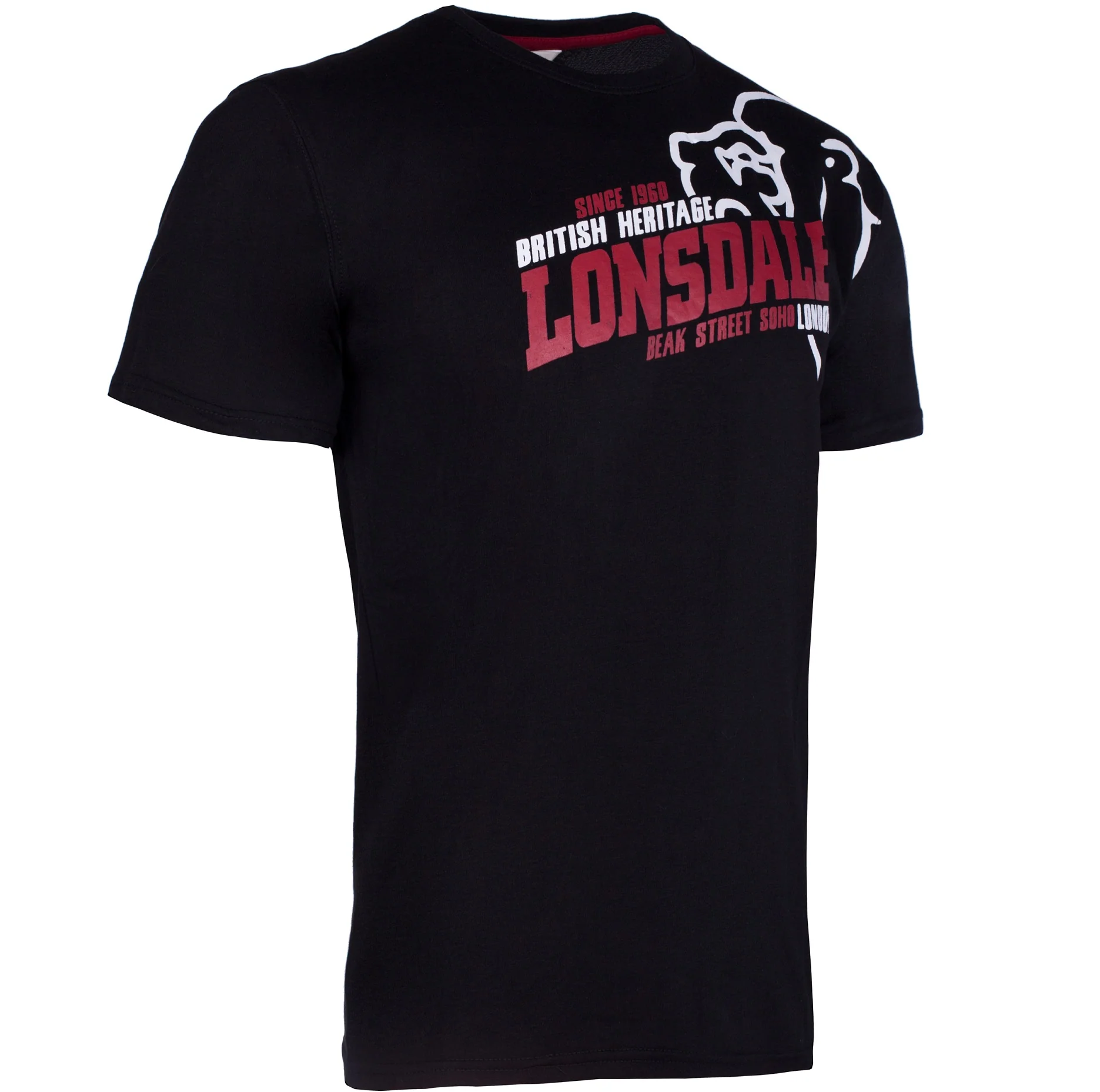 Lonsdale T-shirt Walkley Black - Image 4