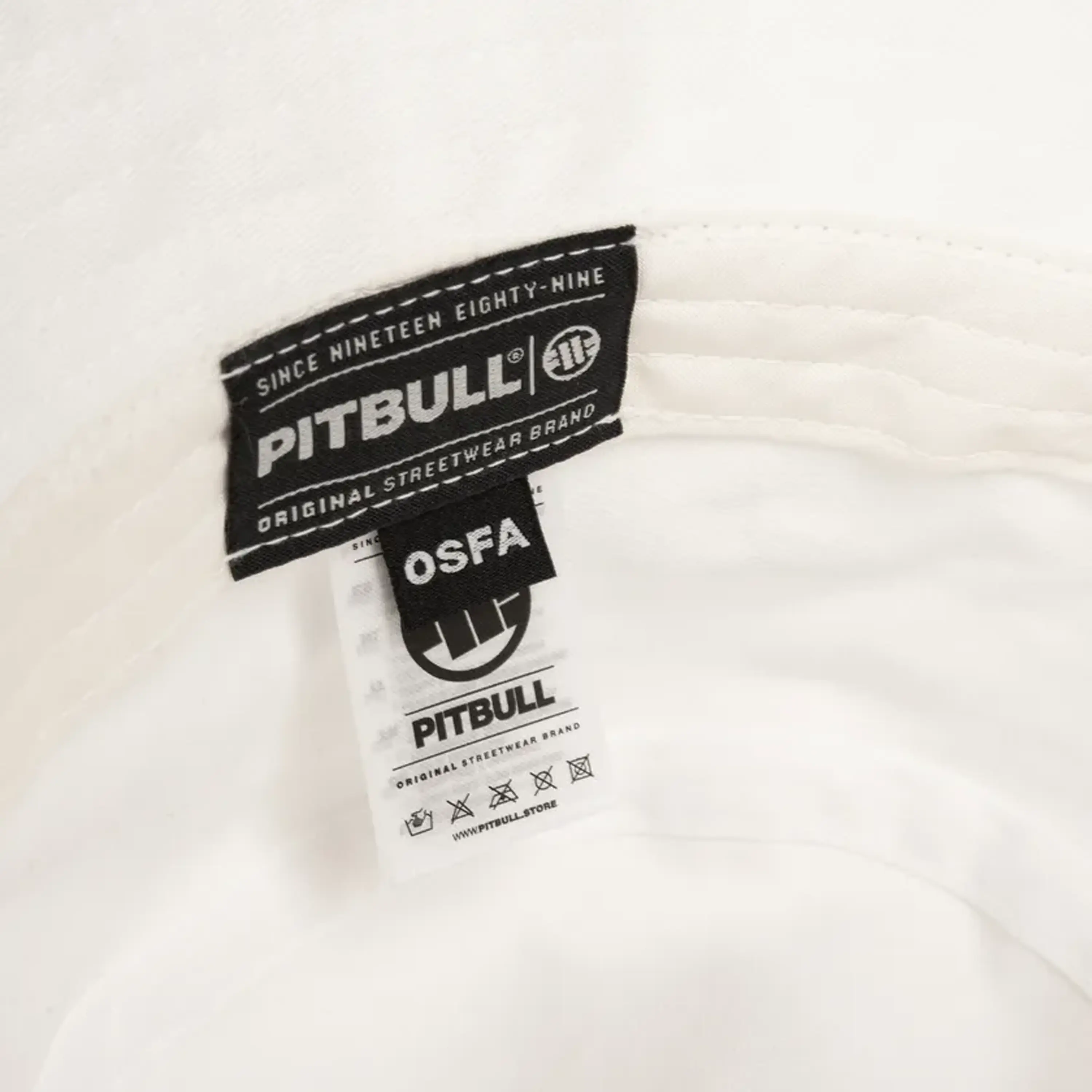Pit Bull West Coast Bucket Hat Seabridge Flexfit Cotton Twill Off White - Image 4