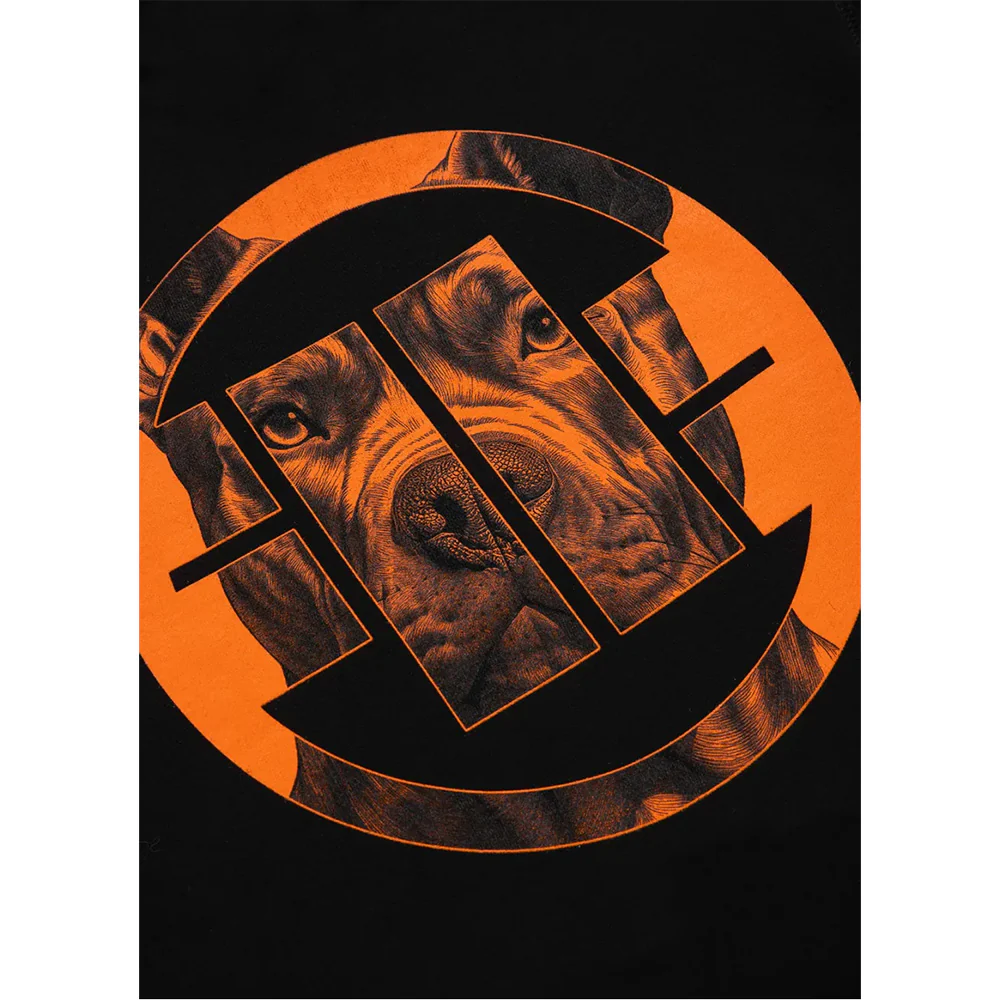 Pit Bull West Coast Crewneck Orange Dog 24 Black - Image 3