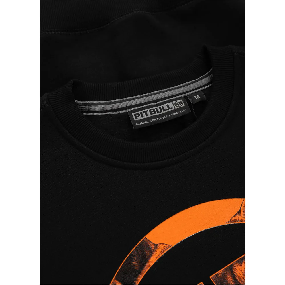 Pit Bull West Coast Crewneck Orange Dog 24 Black - Image 4