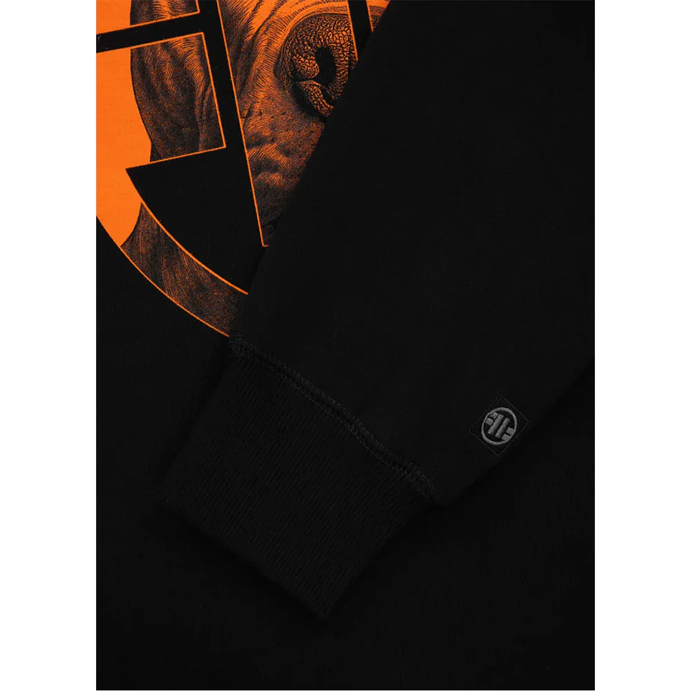 Pit Bull West Coast Crewneck Orange Dog 24 Black - Image 6