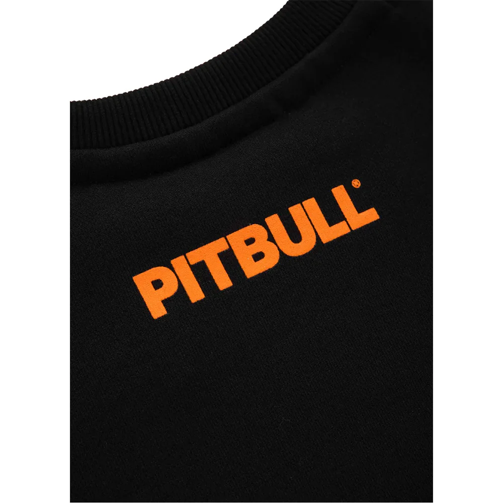 Pit Bull West Coast Crewneck Orange Dog 24 Black - Image 7