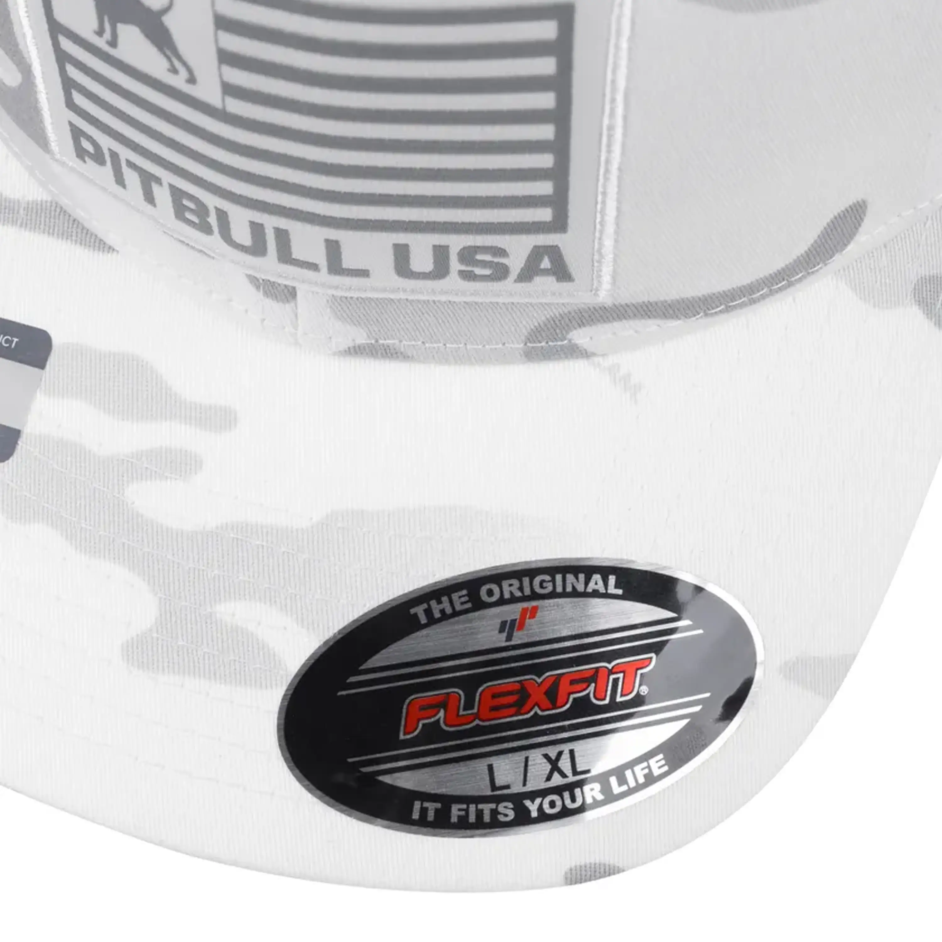 Pit Bull West Coast Mesh Ful Cap Pitbull USA Multicam White - Image 4