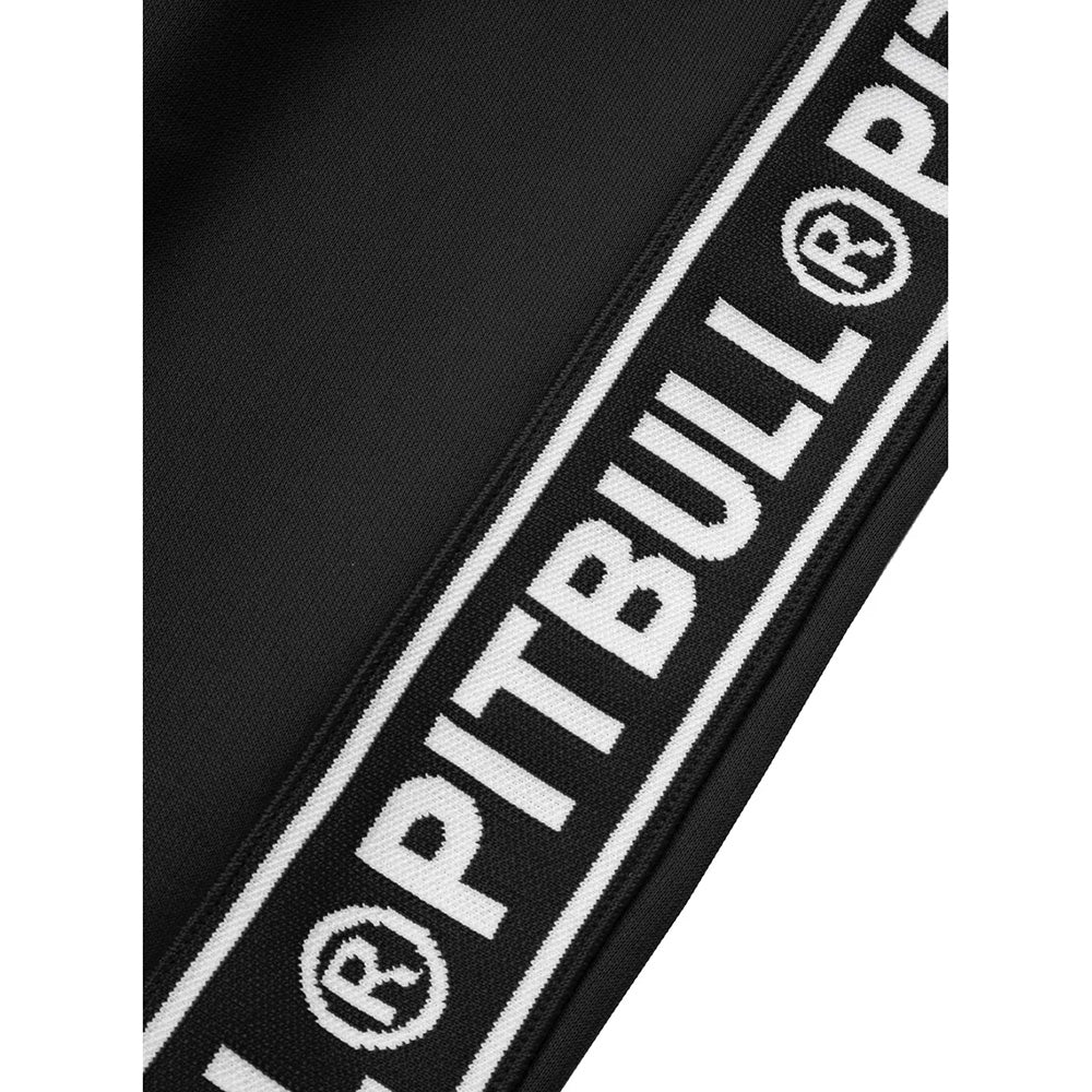 Pit Bull West Coast Oldschool Jogging Pants Tape Logo Terry Black - Image 7