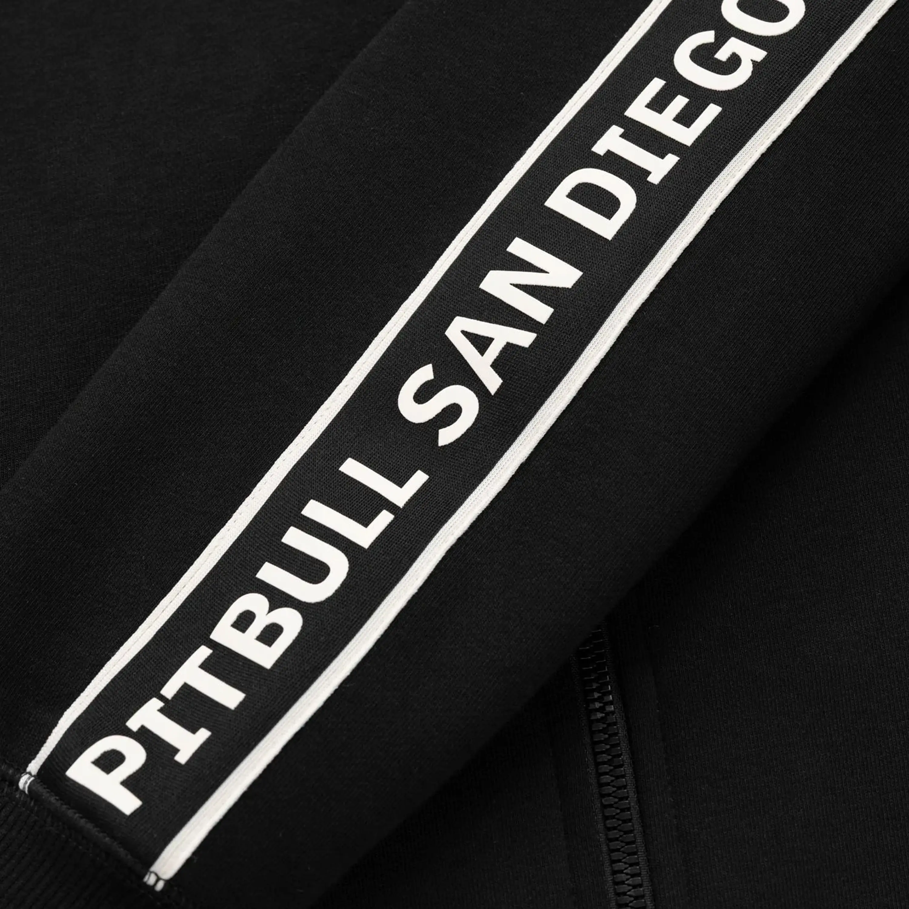 Pit Bull West Coast Oldschool Training Jacket Nexus Black - Image 5