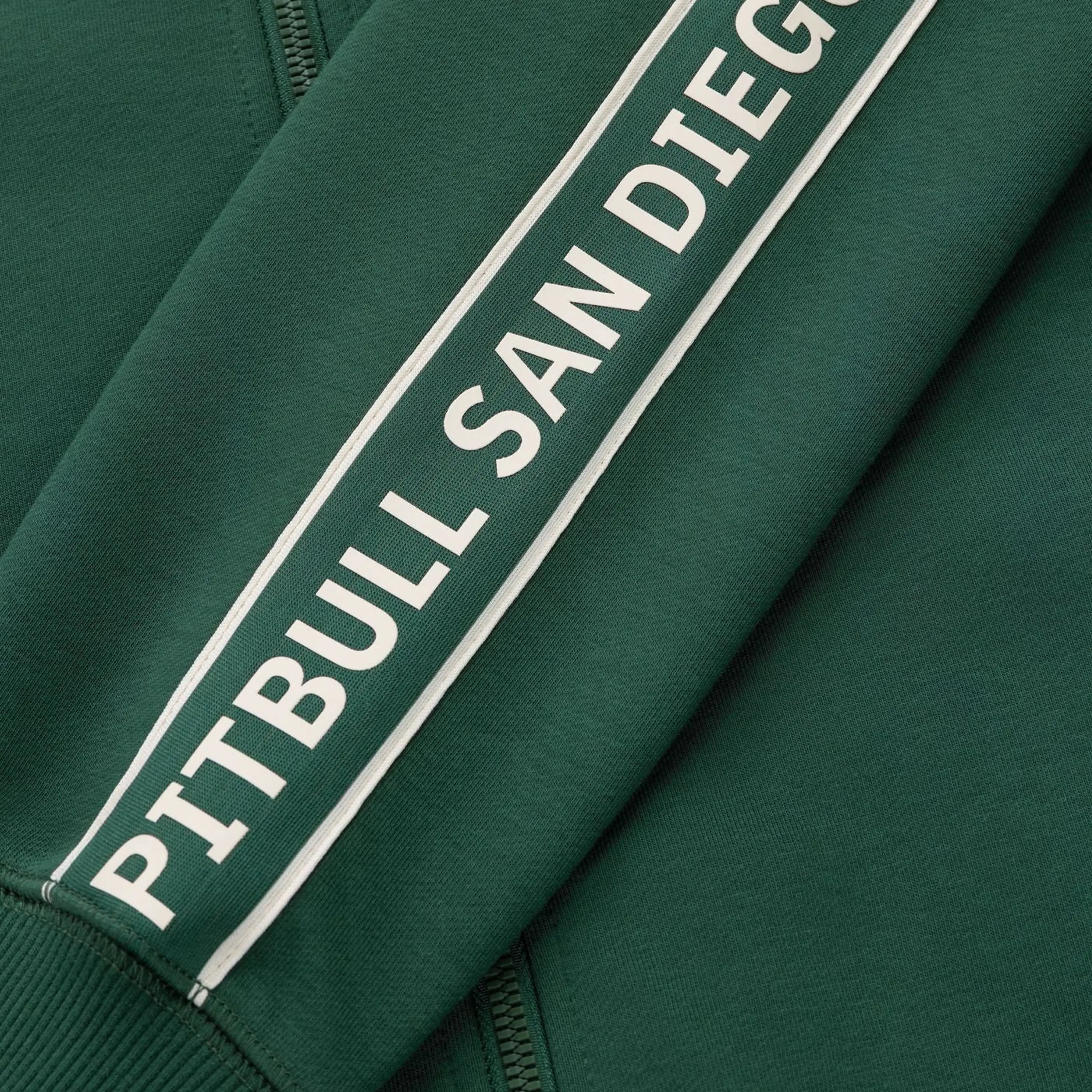 Pit Bull West Coast Oldschool Training Jacket Nexus Bottle Green - Image 6