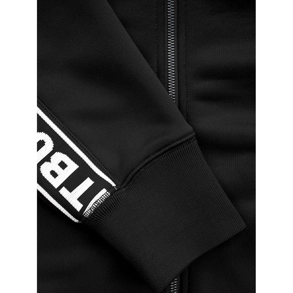 Pit Bull West Coast Oldschool Training Jacket Tape Logo Terry Black - Image 10