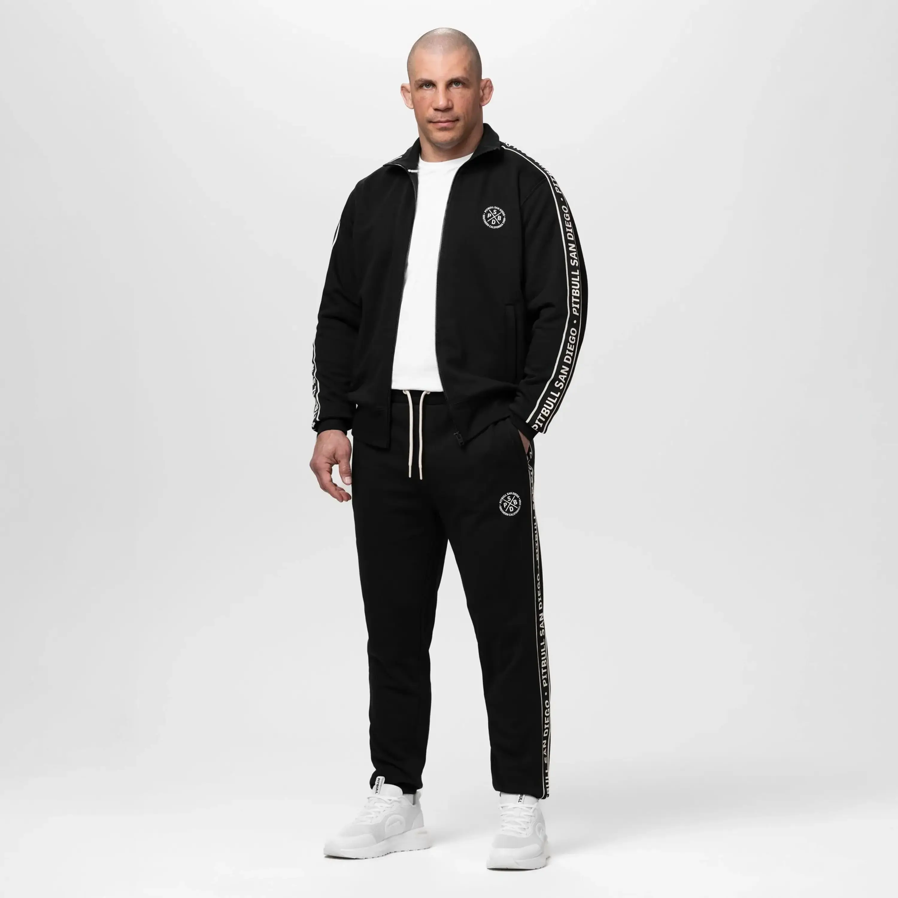 Pit Bull West Coast Oldschool Training Pants Nexus Black - Image 3