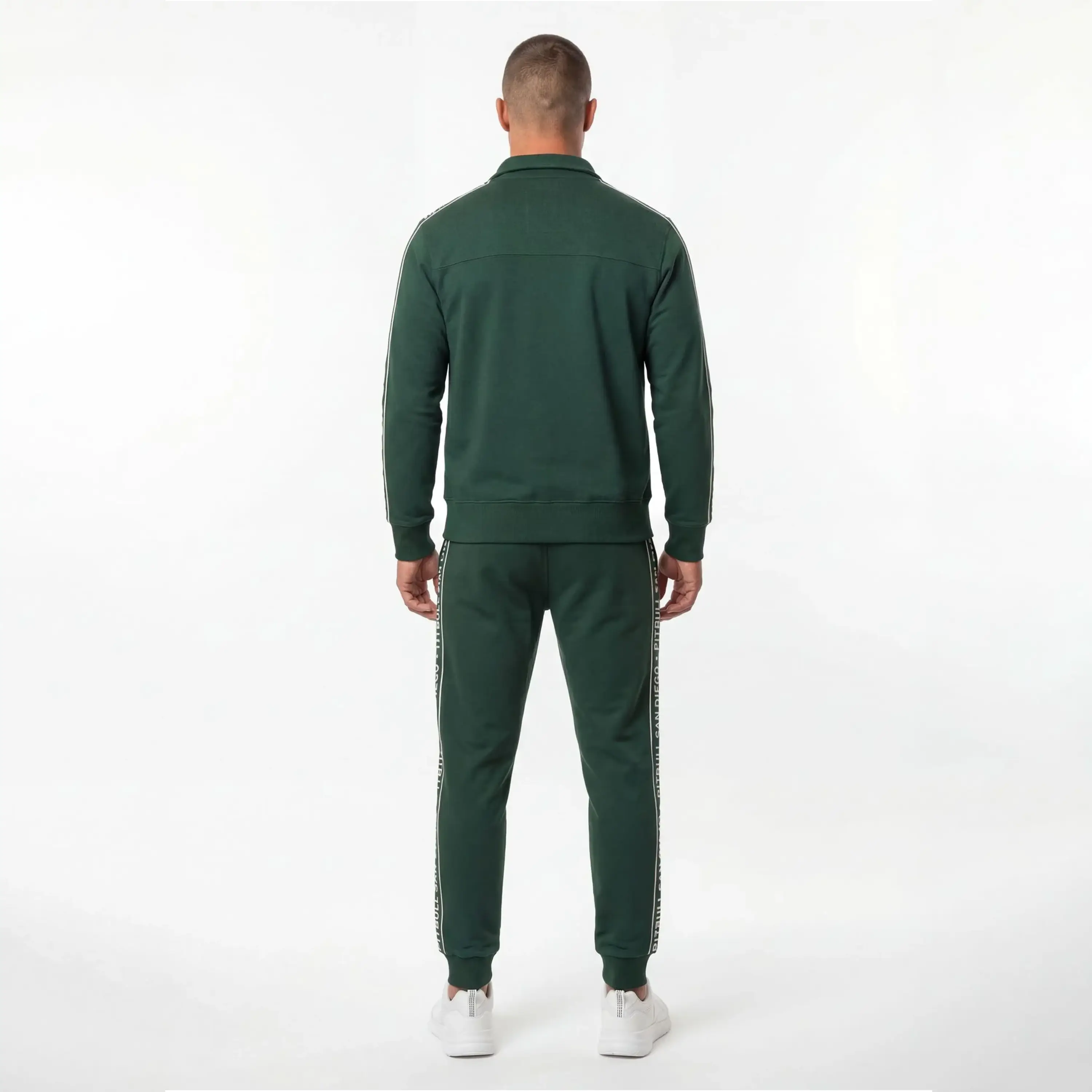 Pit Bull West Coast Oldschool Training Pants Nexus Bottle Green - Image 4