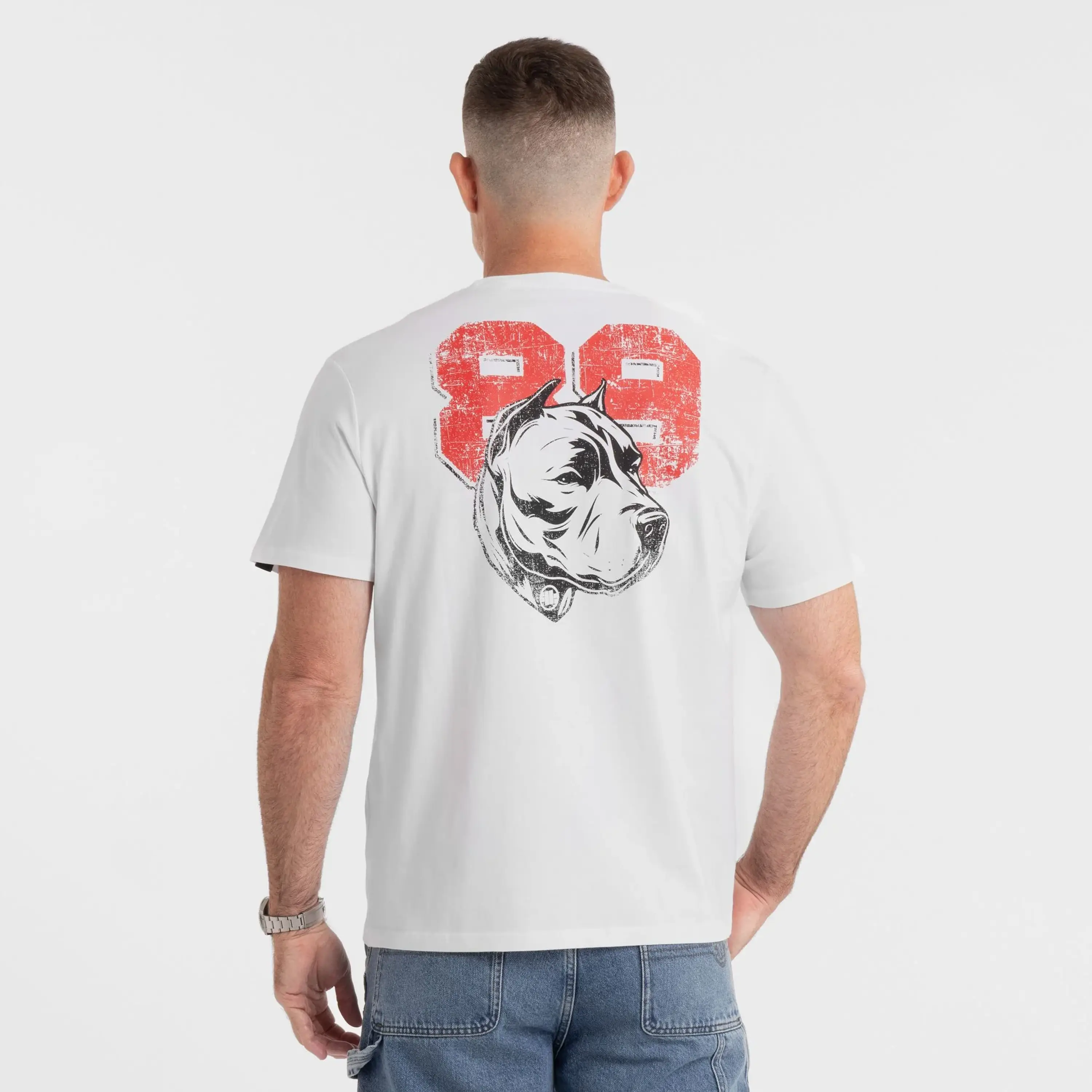 Pit Bull West Coast T-Shirt 89 Dog White - Image 3