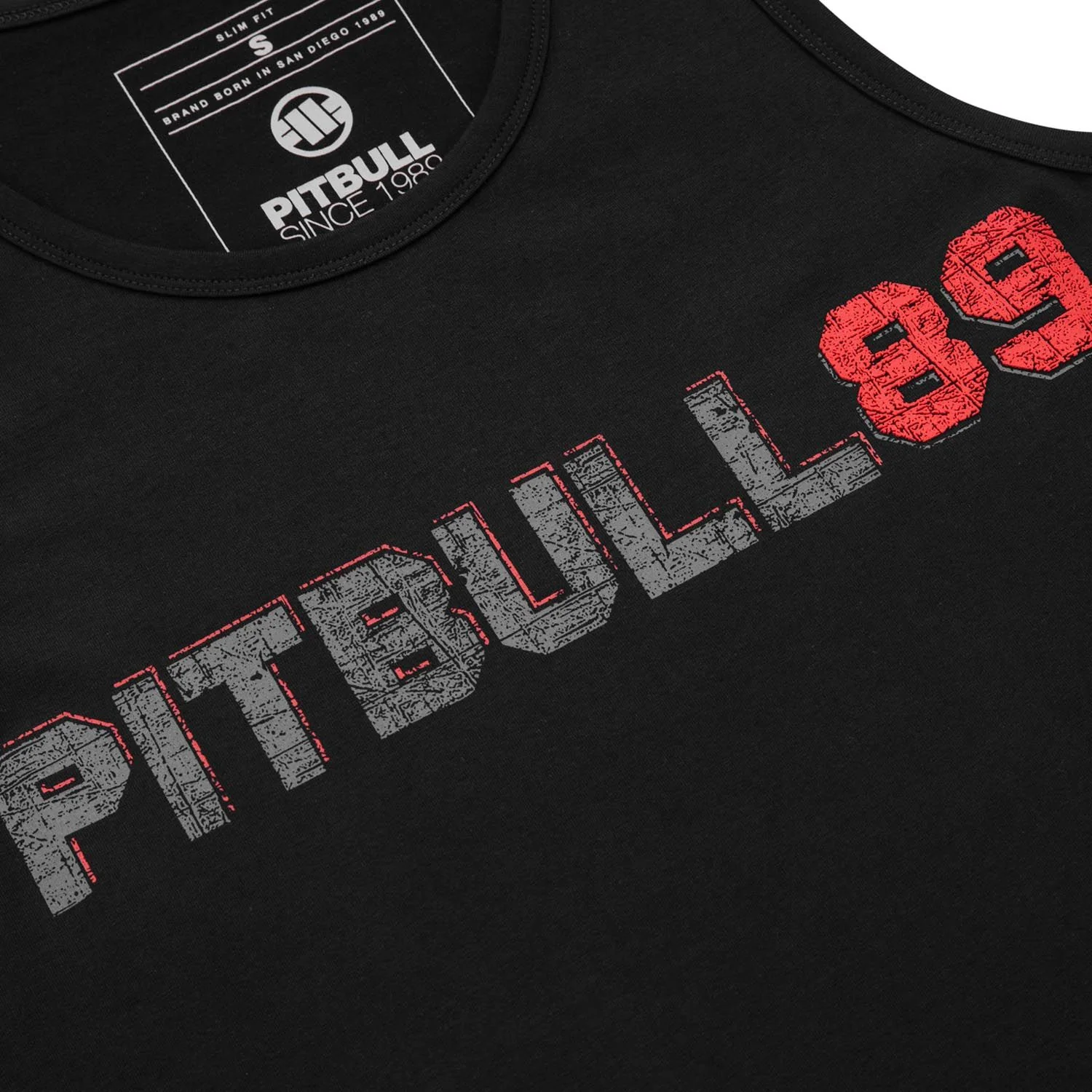 Pit Bull West Coast Tanktop Dog 89 Black - Image 3