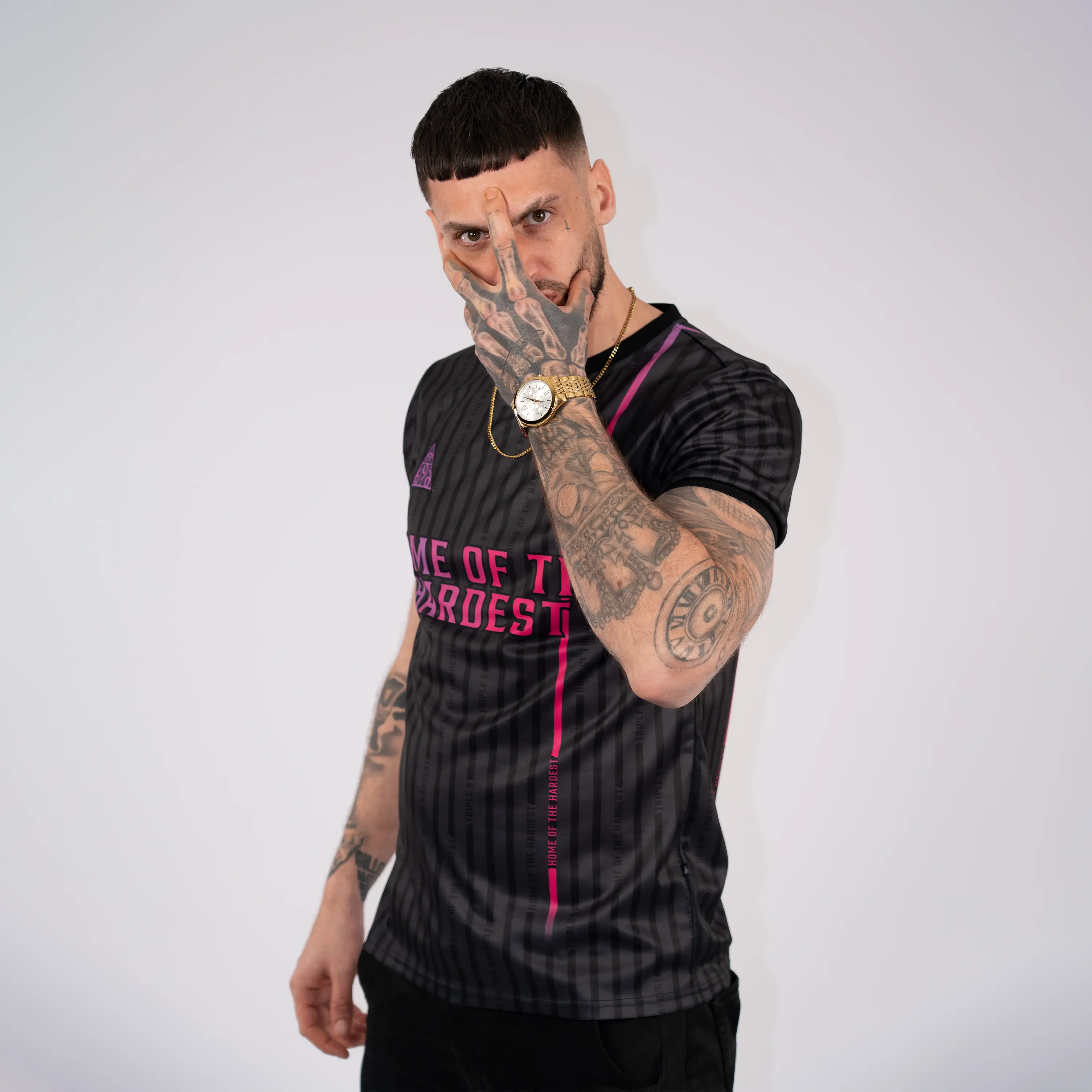 Triple6 Soccershirt Home of the Hardest Pink - Image 4
