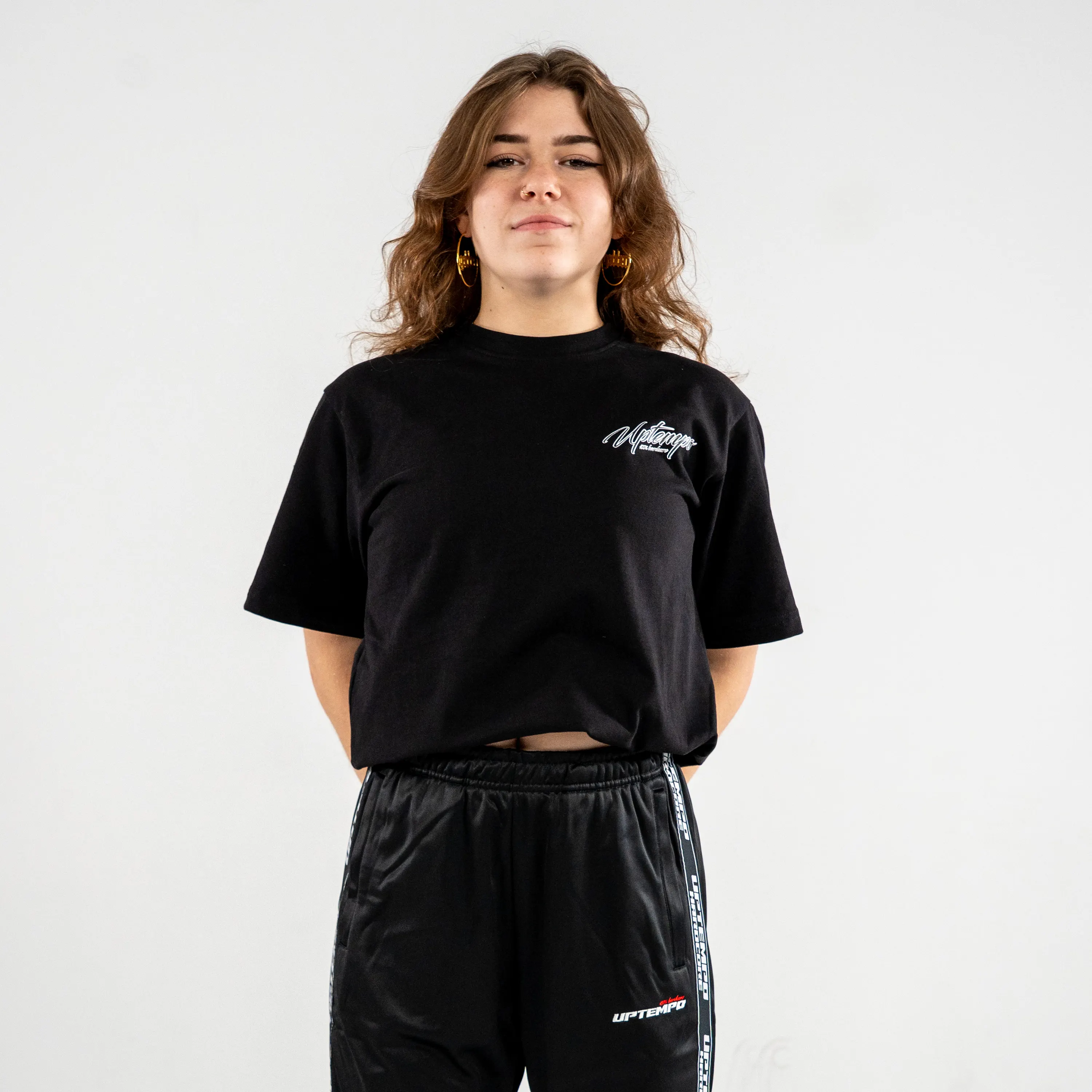 Uptempo T-shirt Signature Black - Image 2