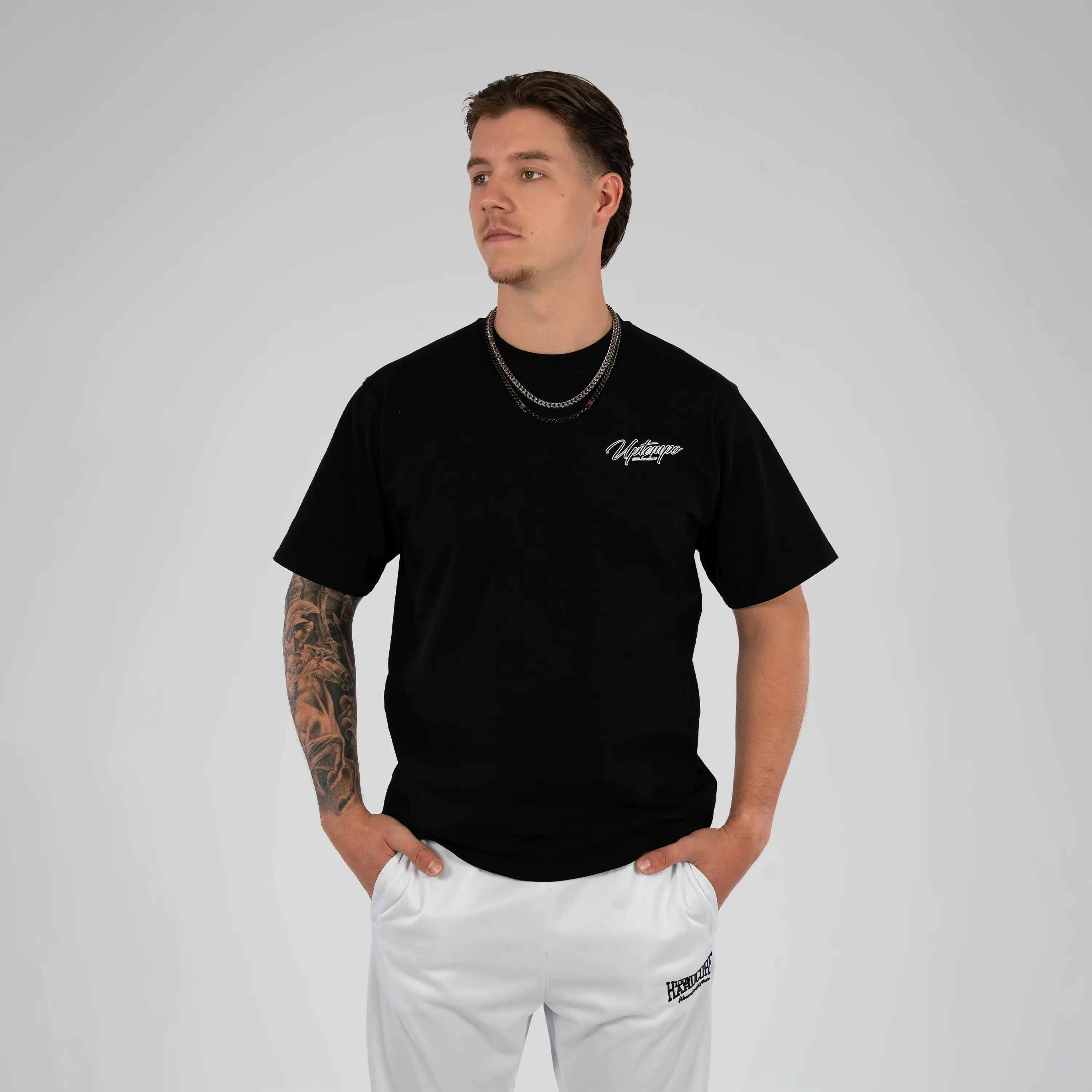 Uptempo T-shirt Signature Black - Image 4