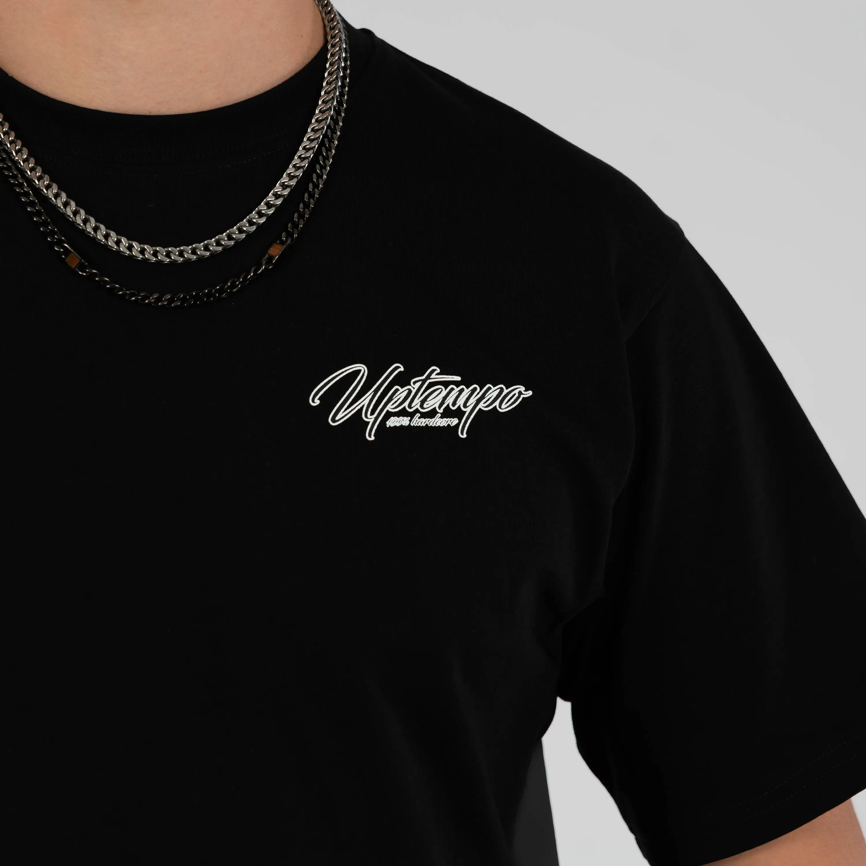 Uptempo T-shirt Signature Black - Image 6
