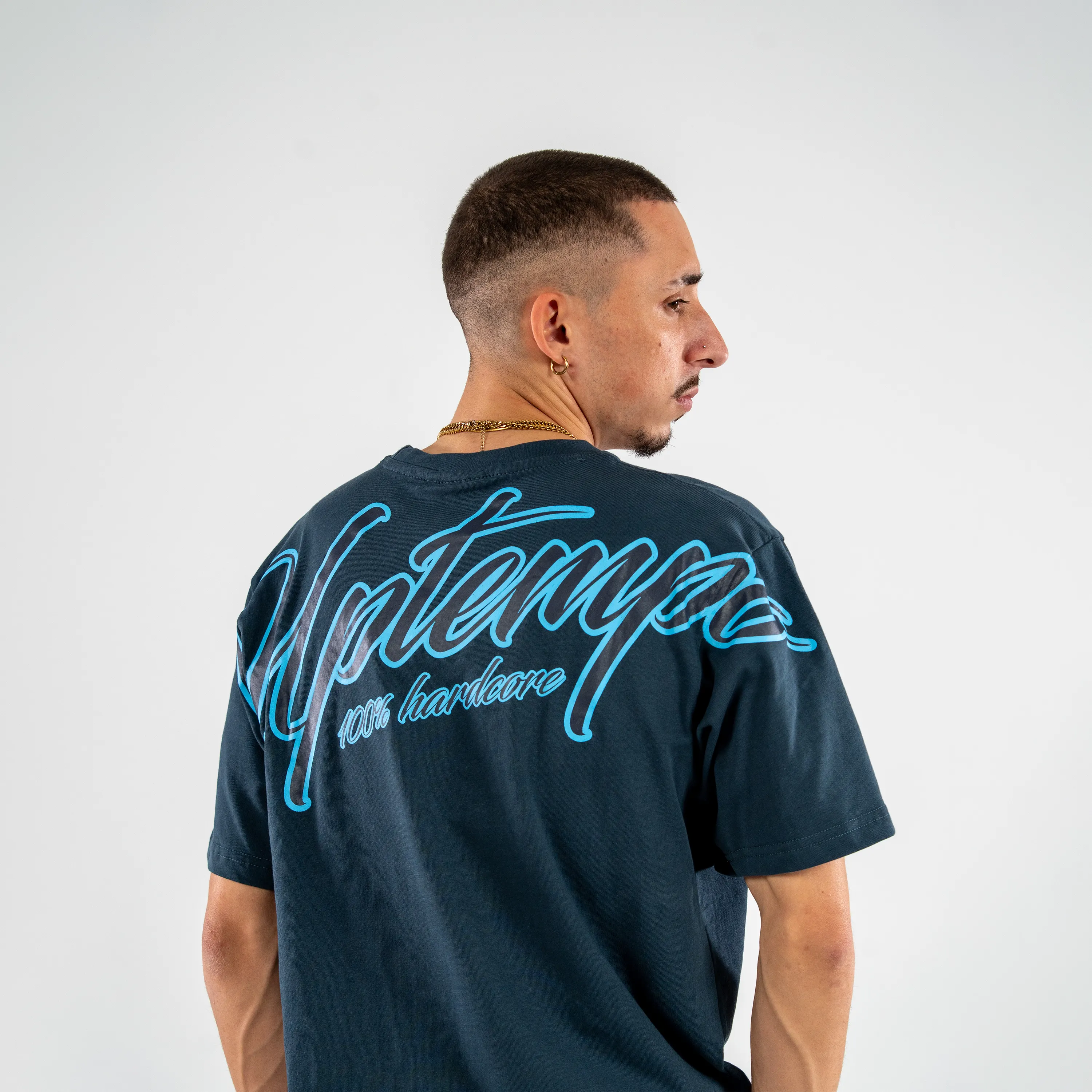 Uptempo T-shirt Signature Blue - Image 3