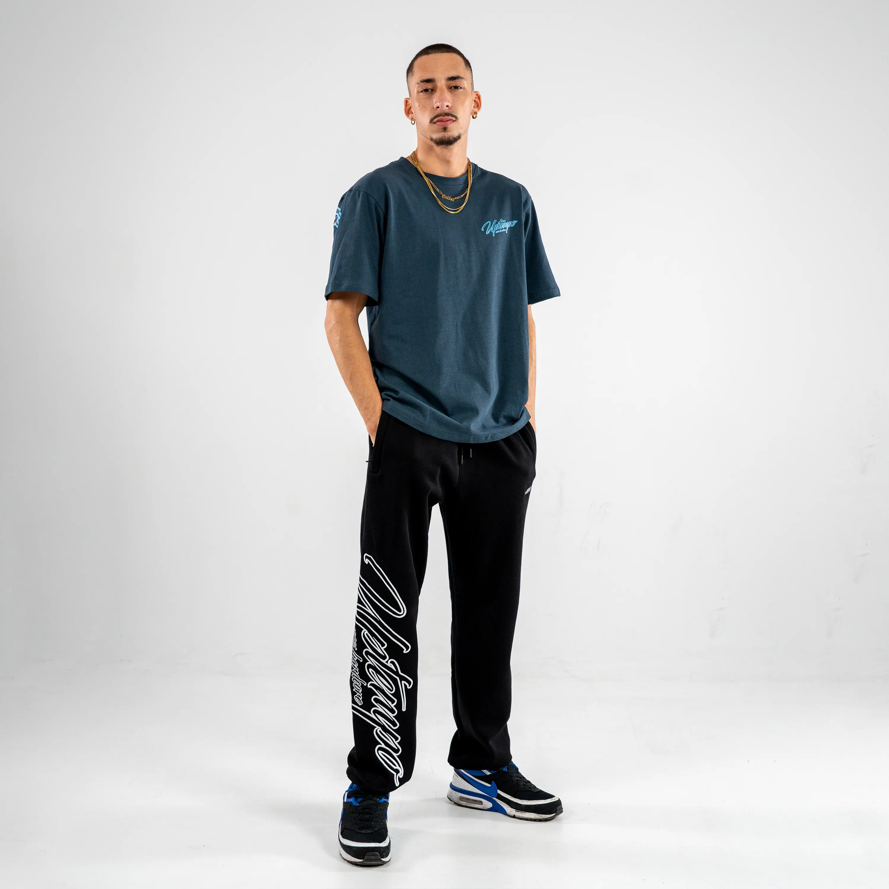 Uptempo T-shirt Signature Blue - Image 4