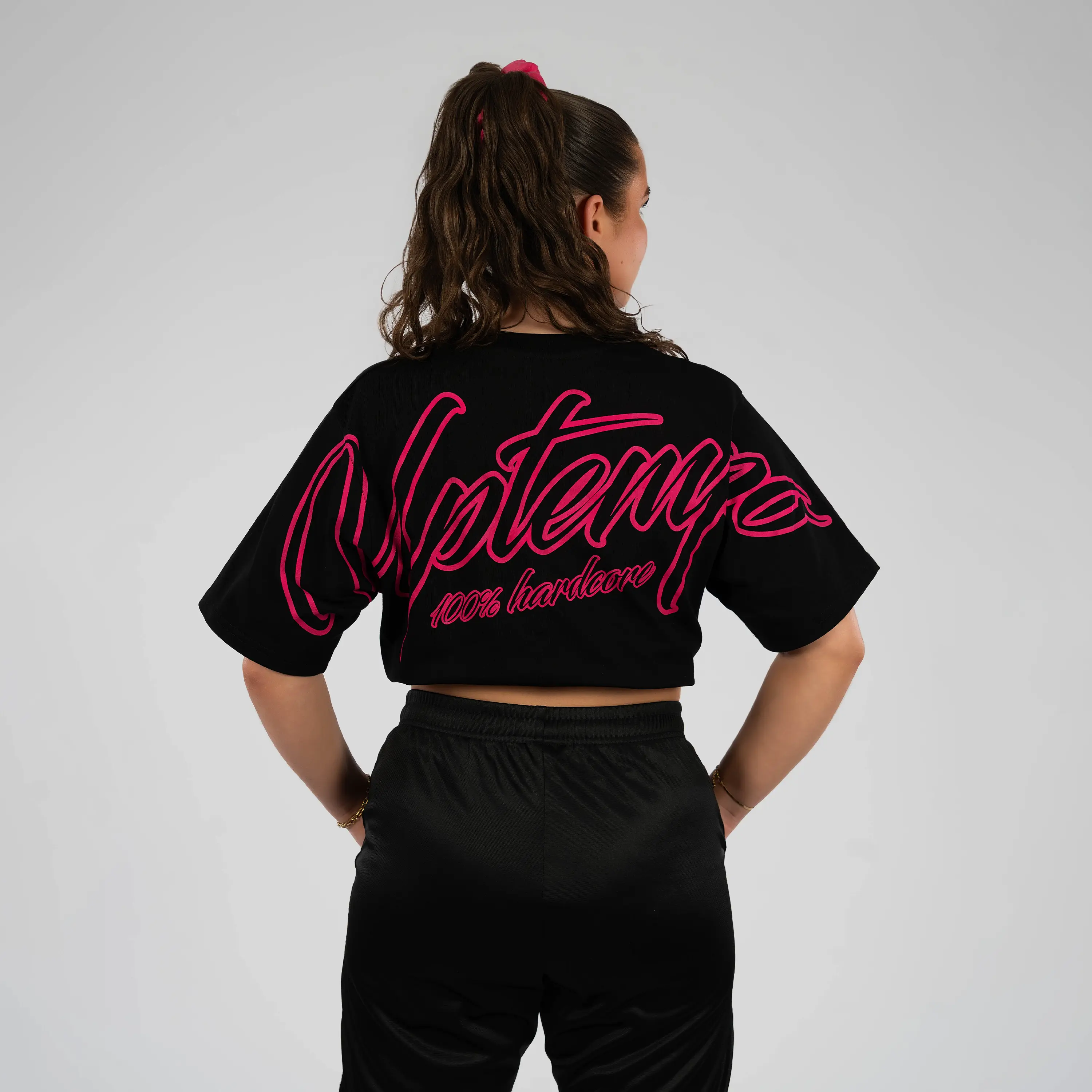Uptempo T-shirt Signature Pink - Image 2