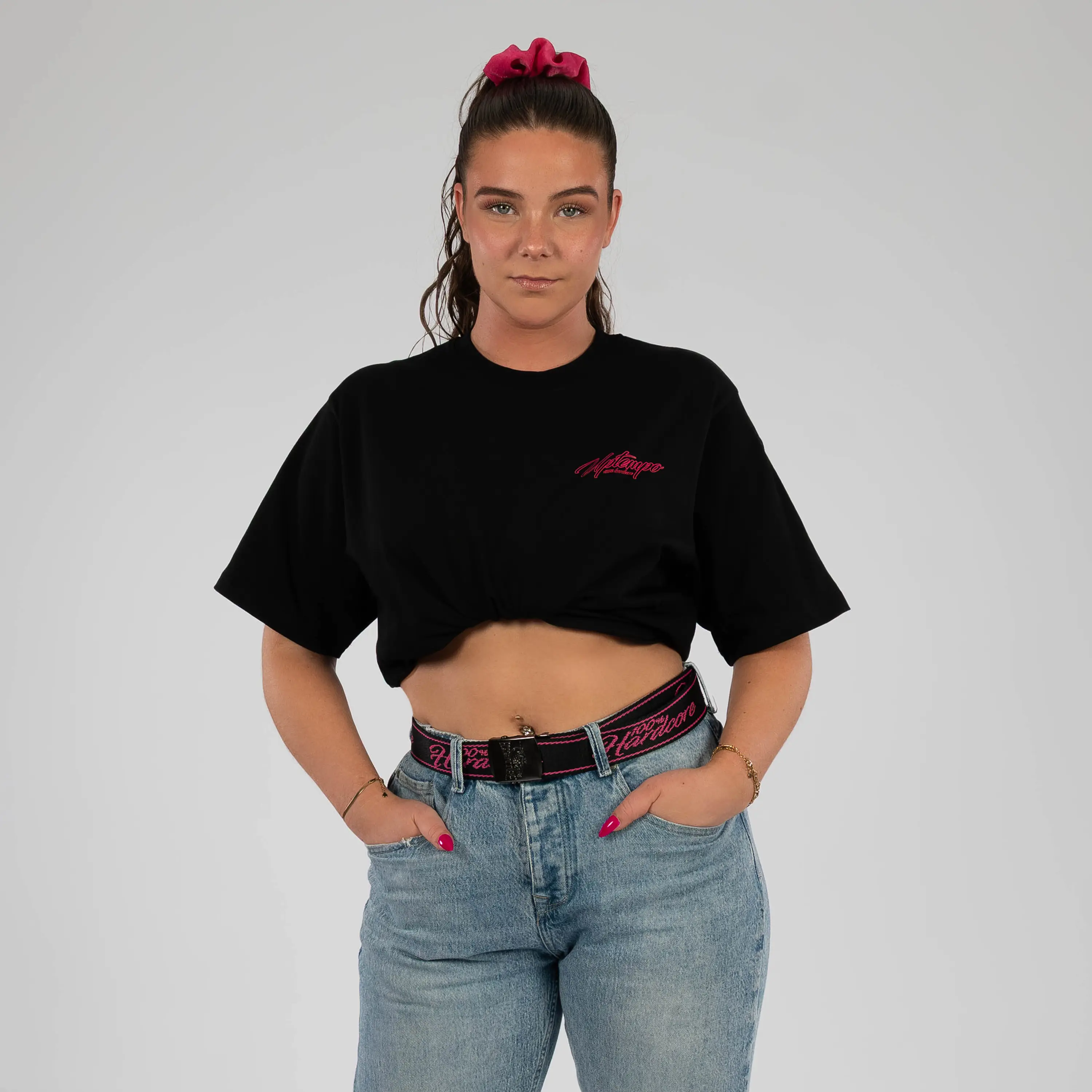 Uptempo T-shirt Signature Pink - Image 3