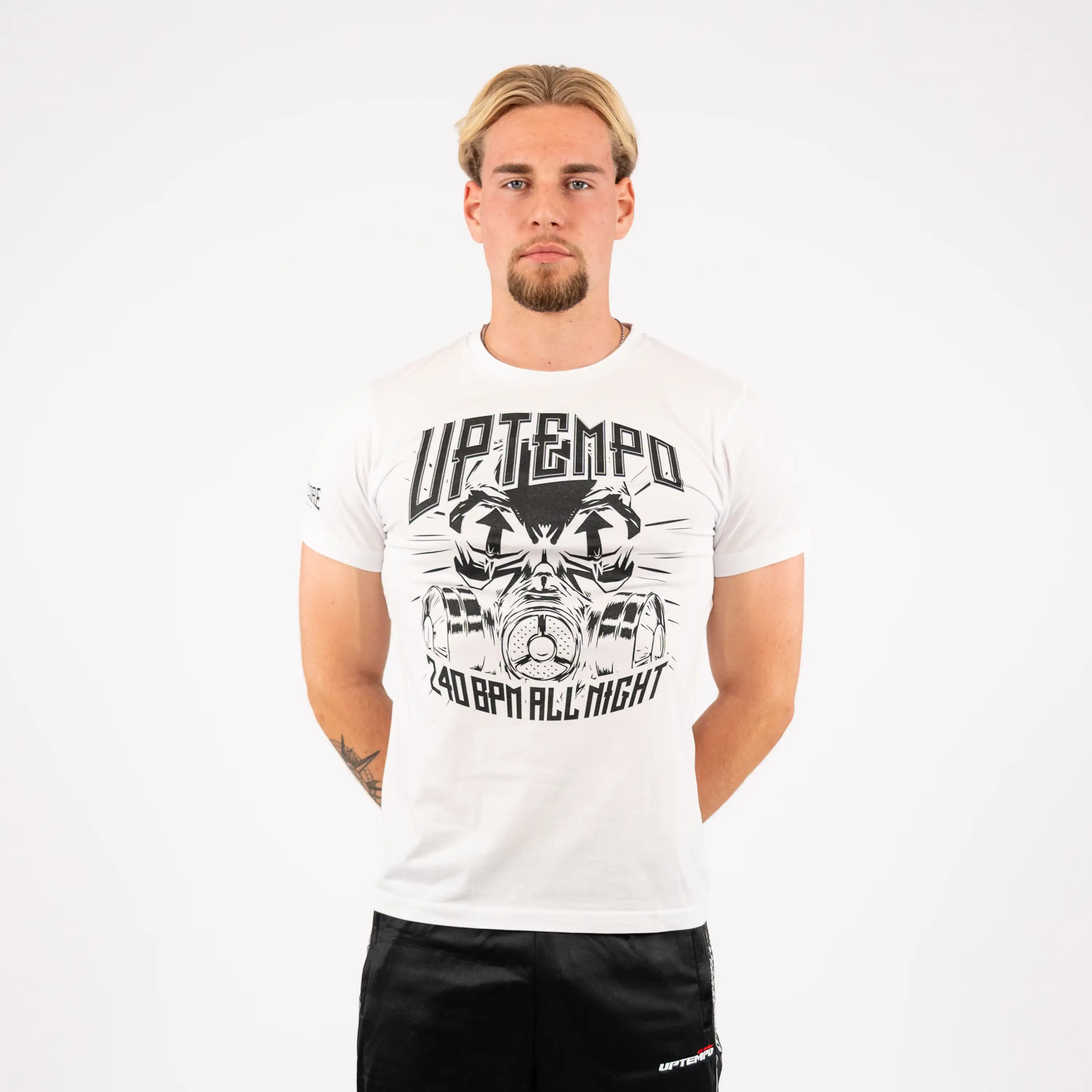 Uptempo T-shirt 240 BPM White - Image 4