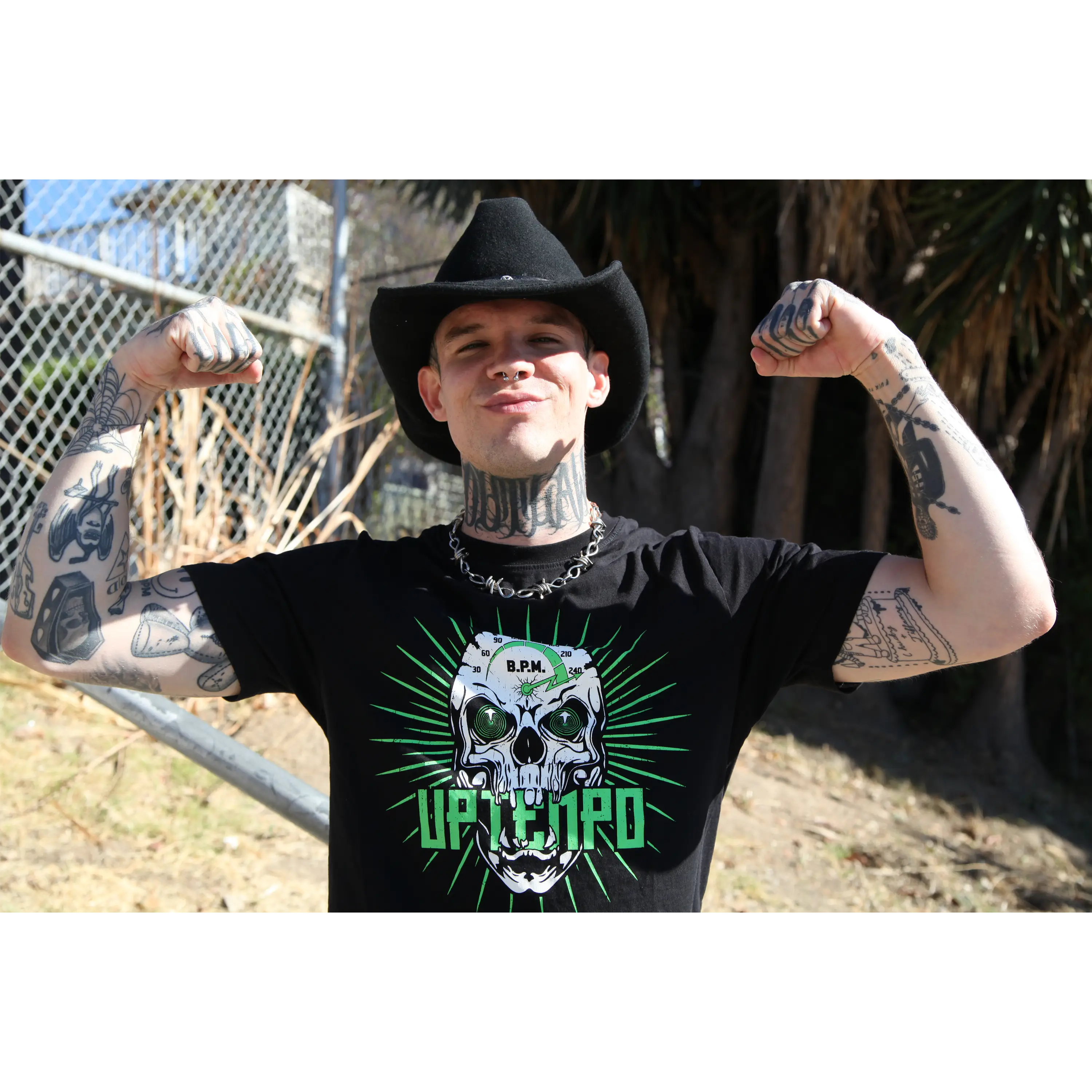 Uptempo T-shirt BPM Skull - Image 4