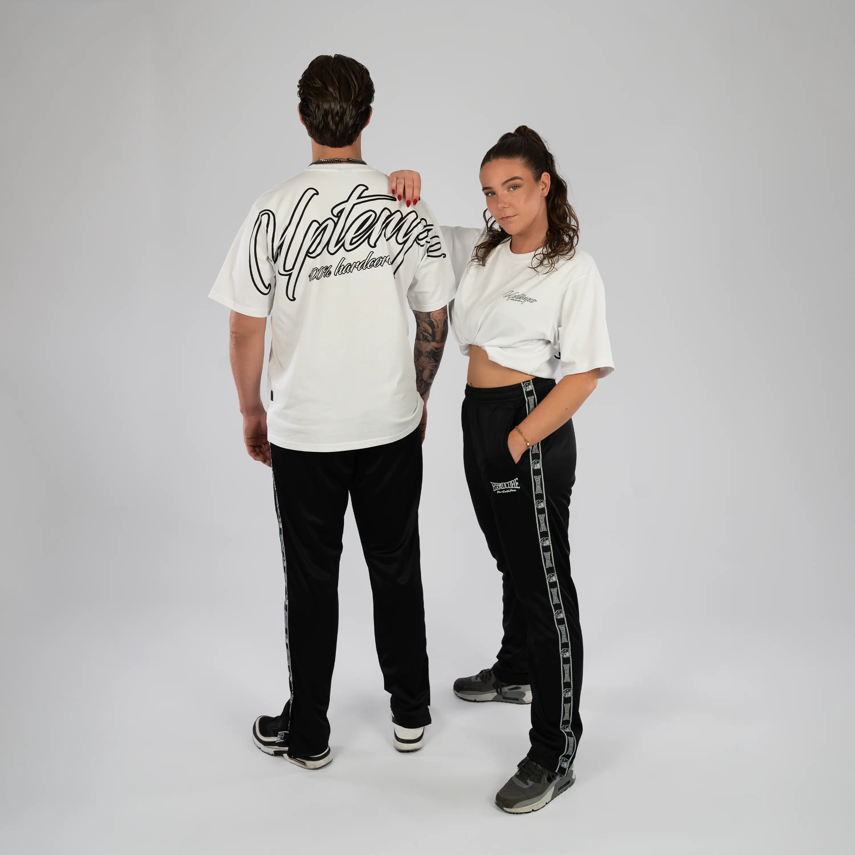 Uptempo T-shirt Signature White - Image 3