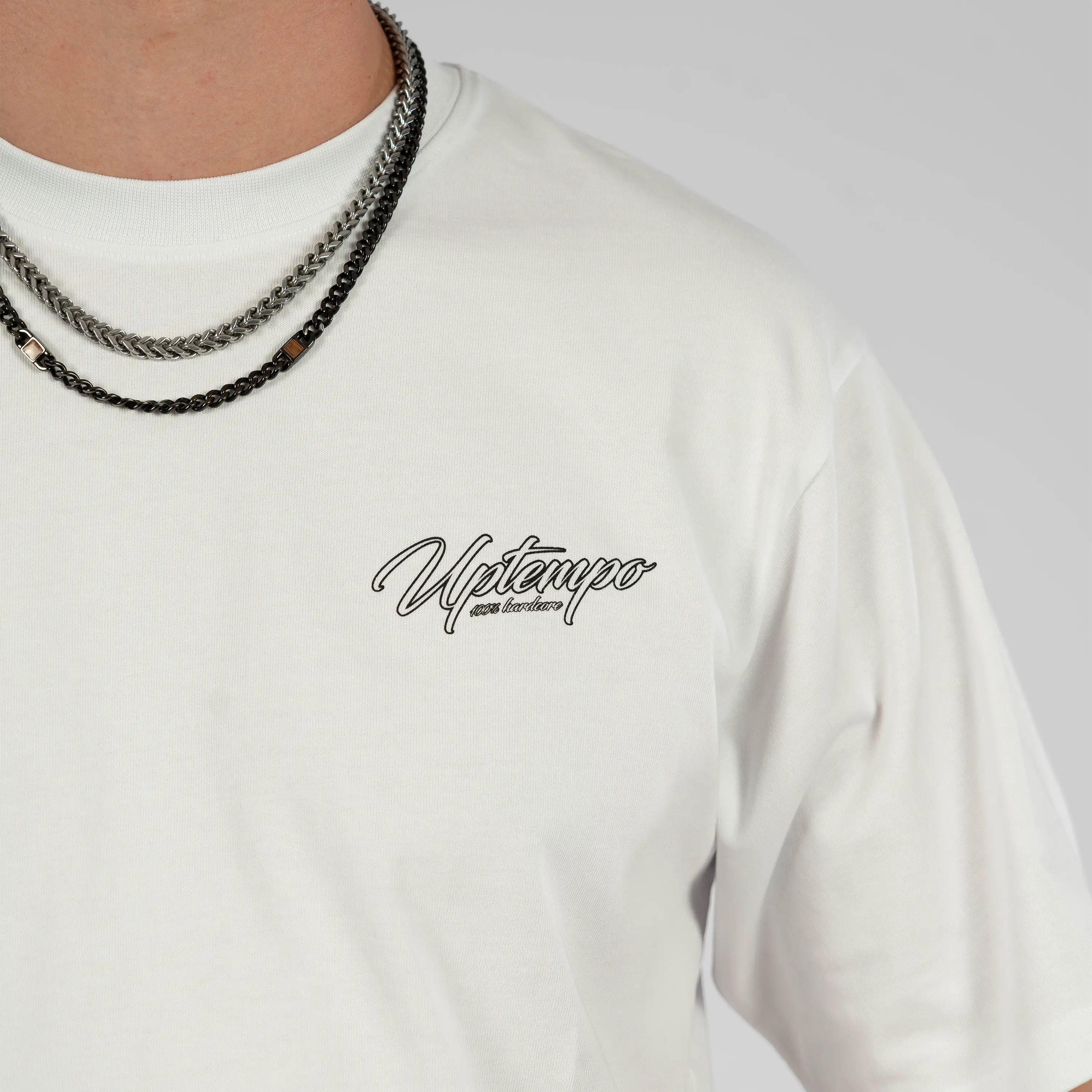 Uptempo T-shirt Signature White - Image 6